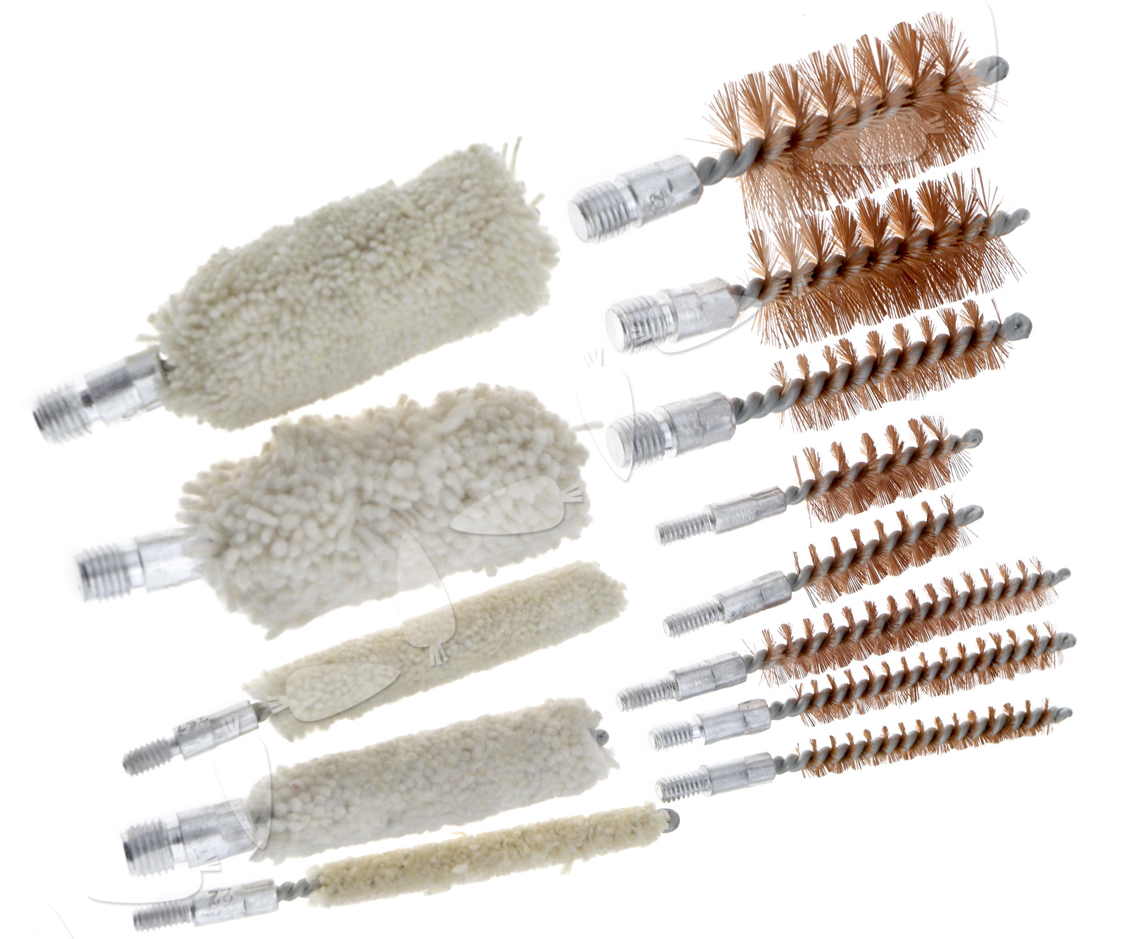 Universal 24pcs Gun Rifle Shotgun Barrel Cleaner Cleaning Kit Brush