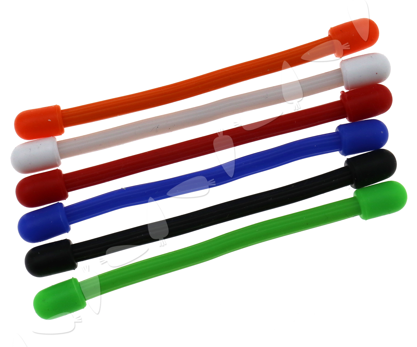 Rubber Twist Ties Reusable Gear Dia. 4mm For Cable( 6PCS 3 Inch &4PCS 6 Inch) eBay