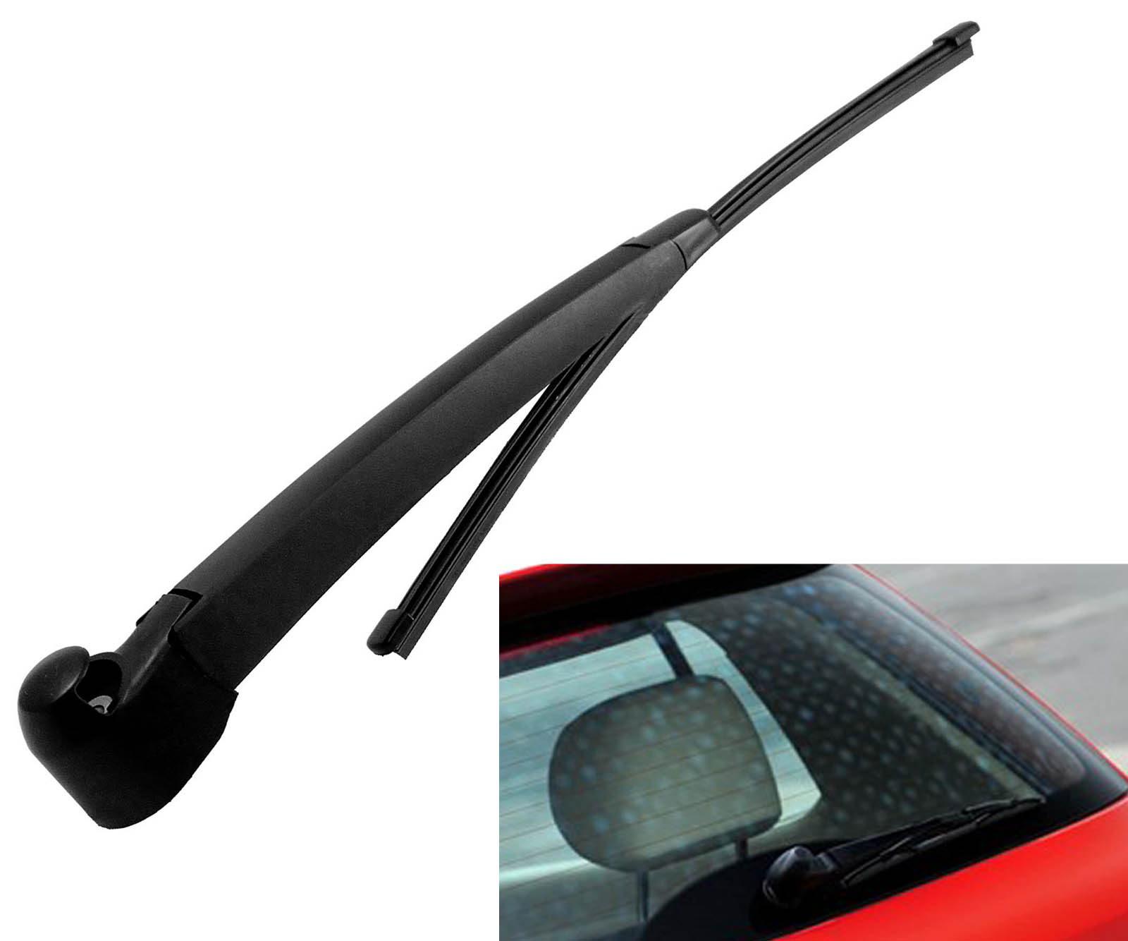 Aero Rear Wiper Arm +Blade For VW Golf I to V &Polo 200205 &Touran