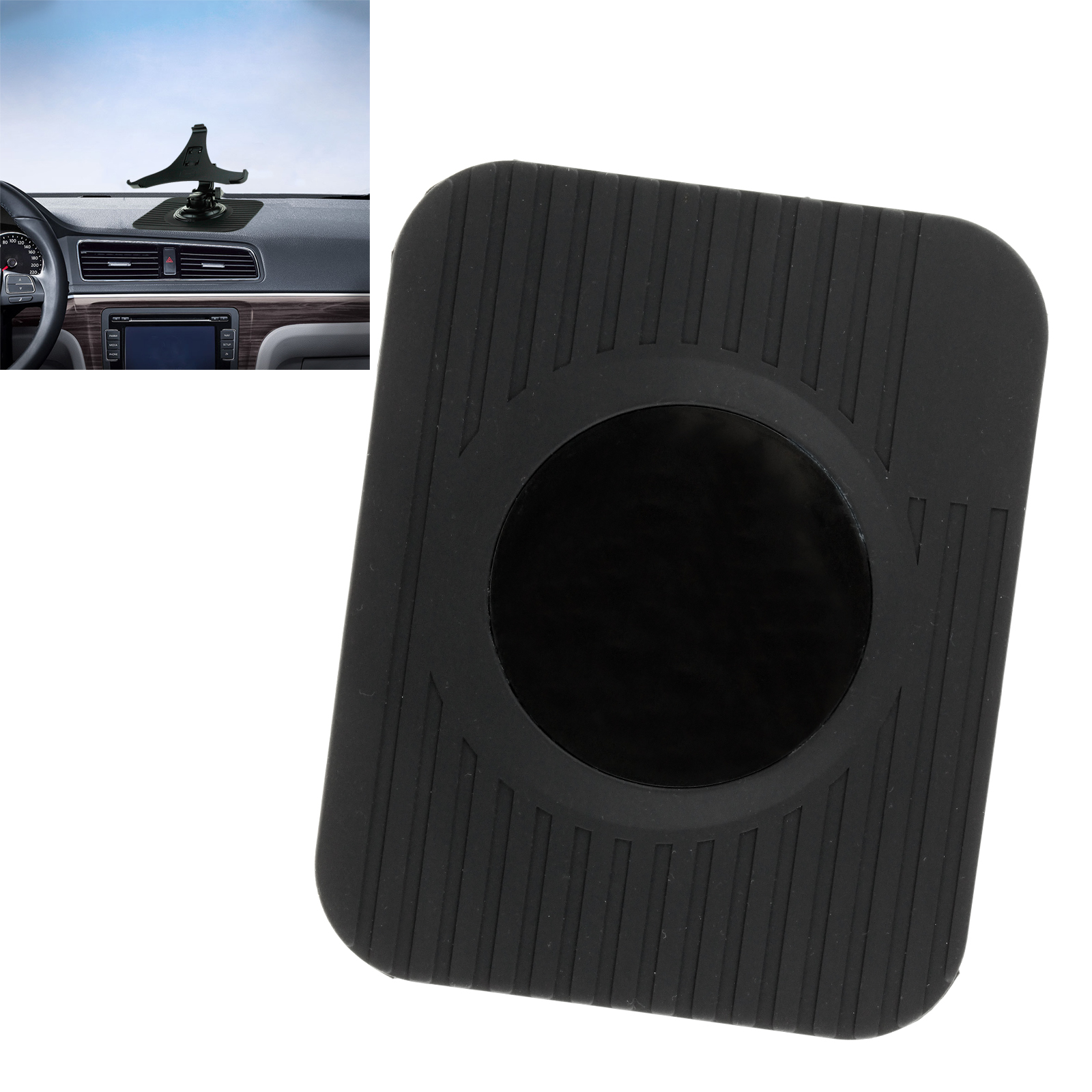 Universal GPS SAT Nav Mat Dashboard Mount Dash Holder Mat Fits Most Car