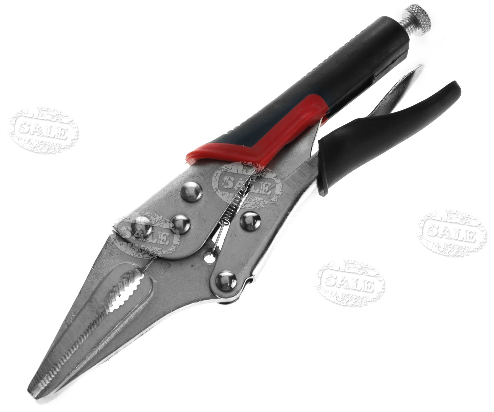 Locking Plier 9" Long Nose Vice Wrench Rubber Grip Mole Grips Tool eBay