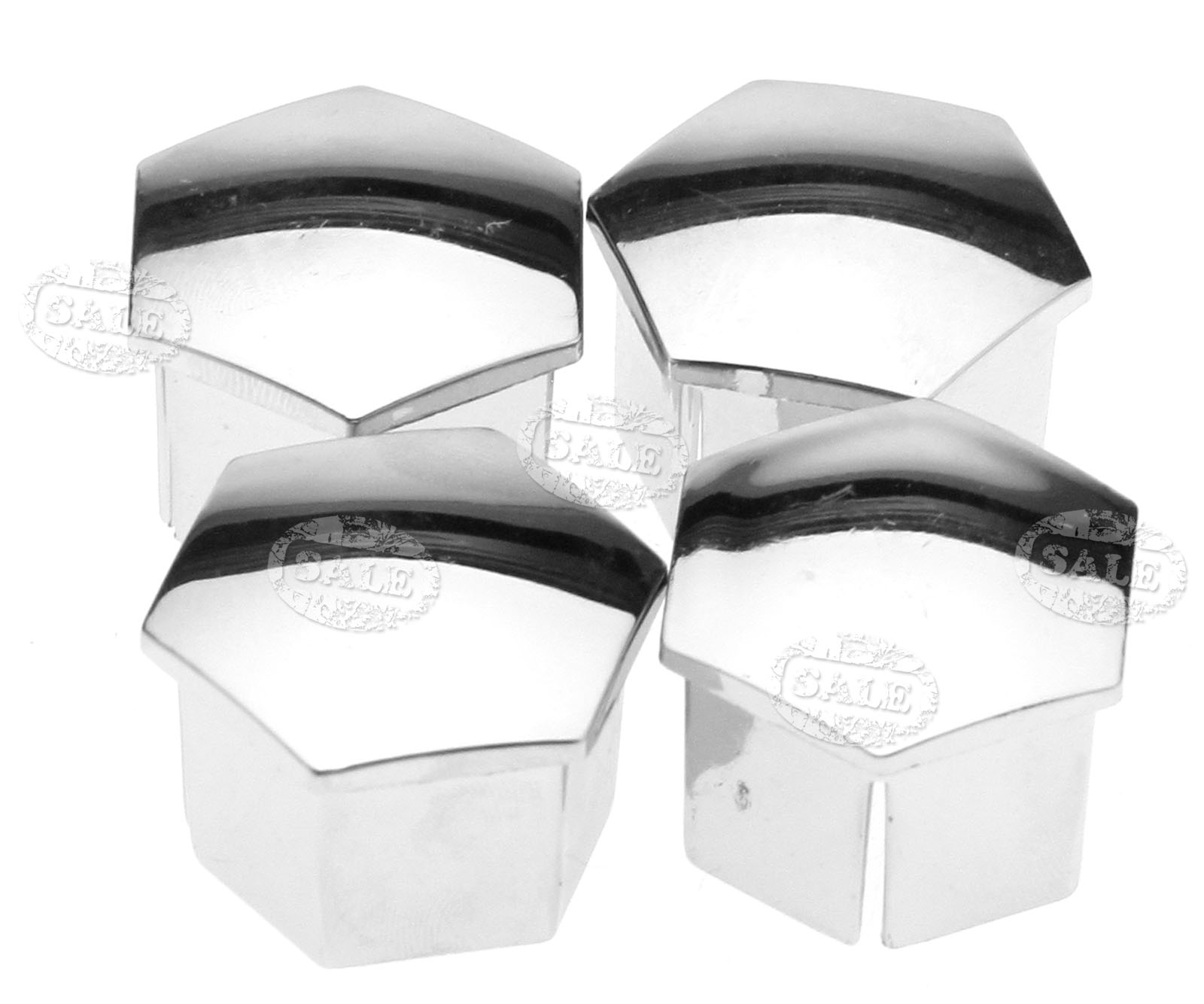 10-Pack 7/16-20 Chrome Mag Wheel Lug Nuts - .75" Shank For Pontiac, Buick & More