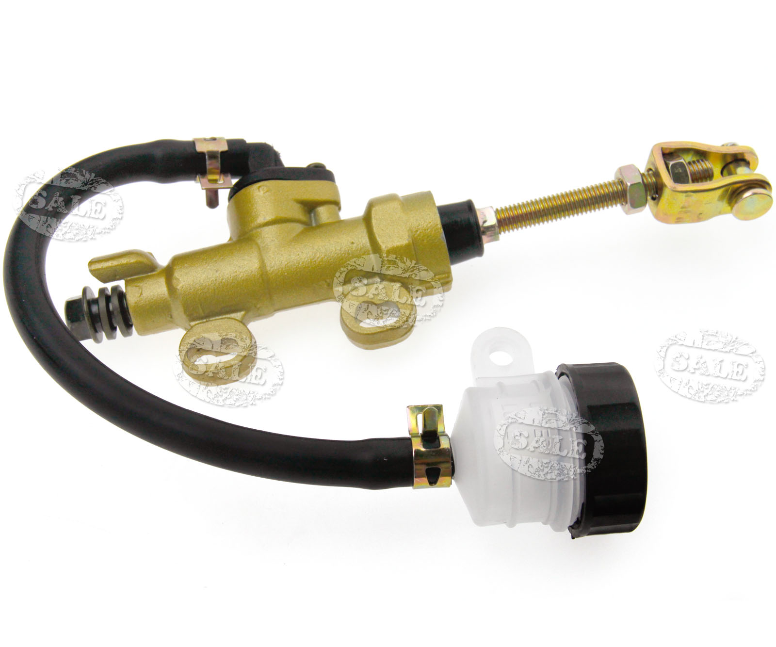 New Motorbike Rear Brake Master Cylinder Fluid Reservoir ATV Sportbike