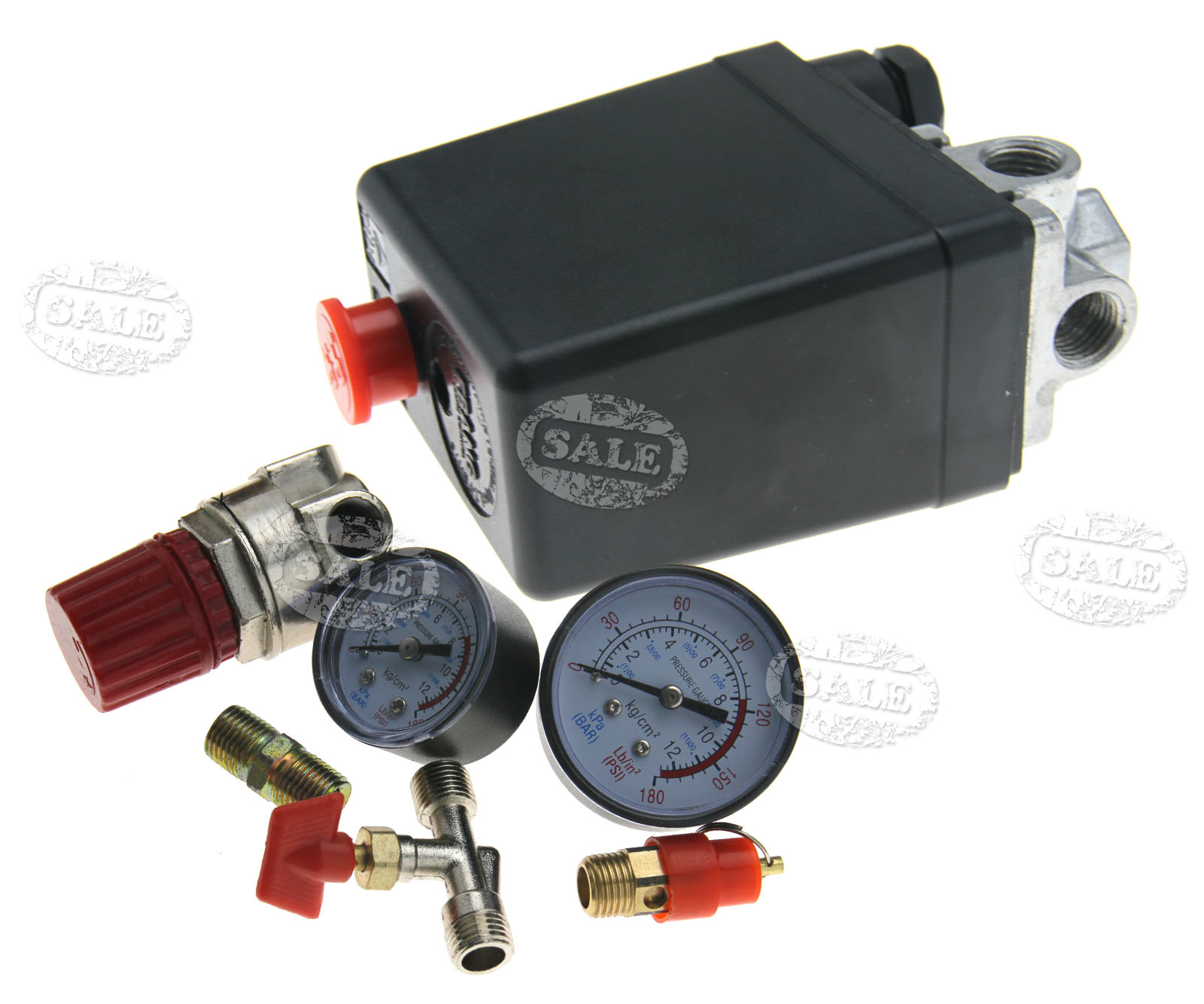 Air Regulator Compressor Pressure Control Switch 90120 PSI Relief