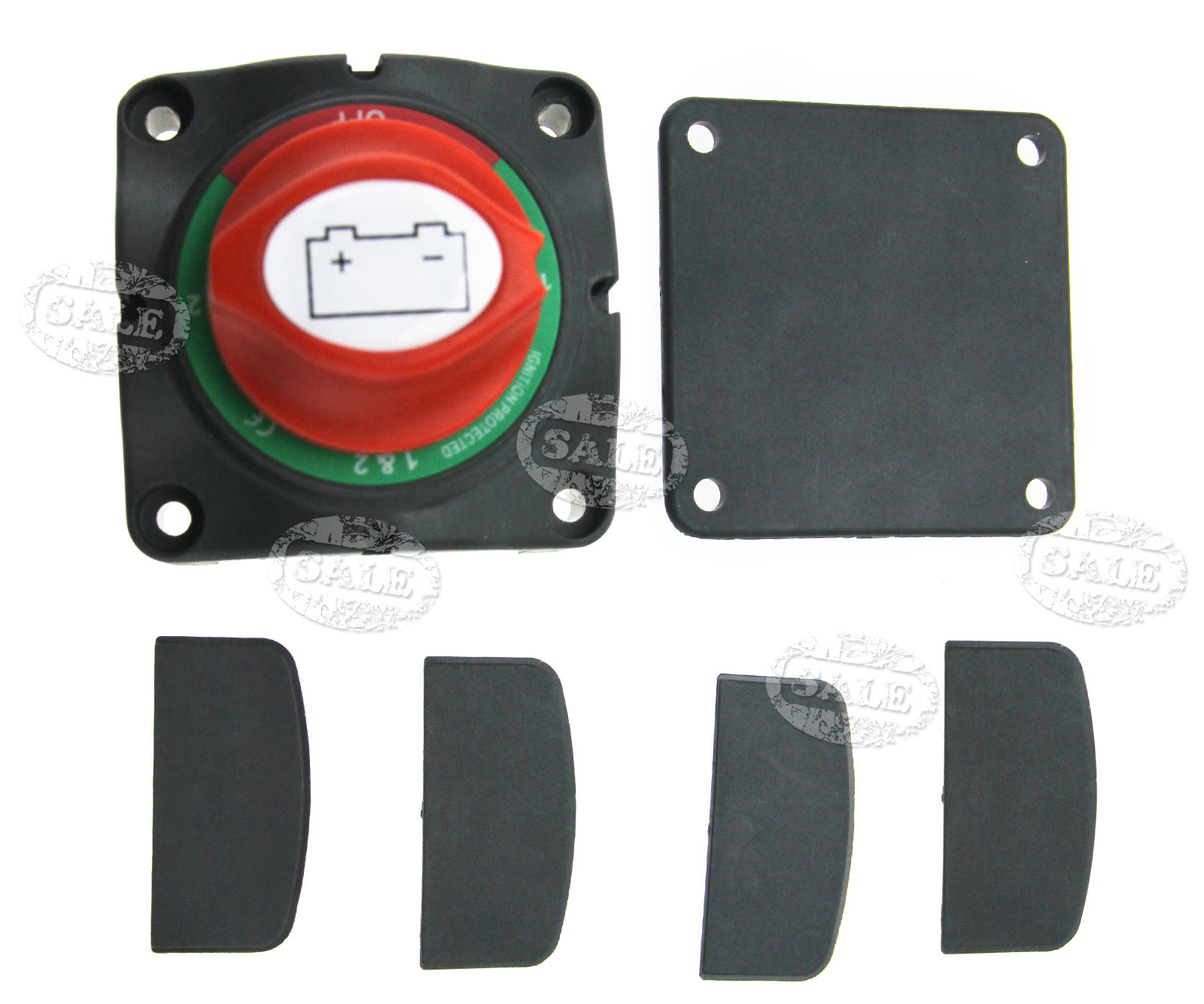 12V/24V Narva Dual Battery Isolator Kill 4 Position Switch Master