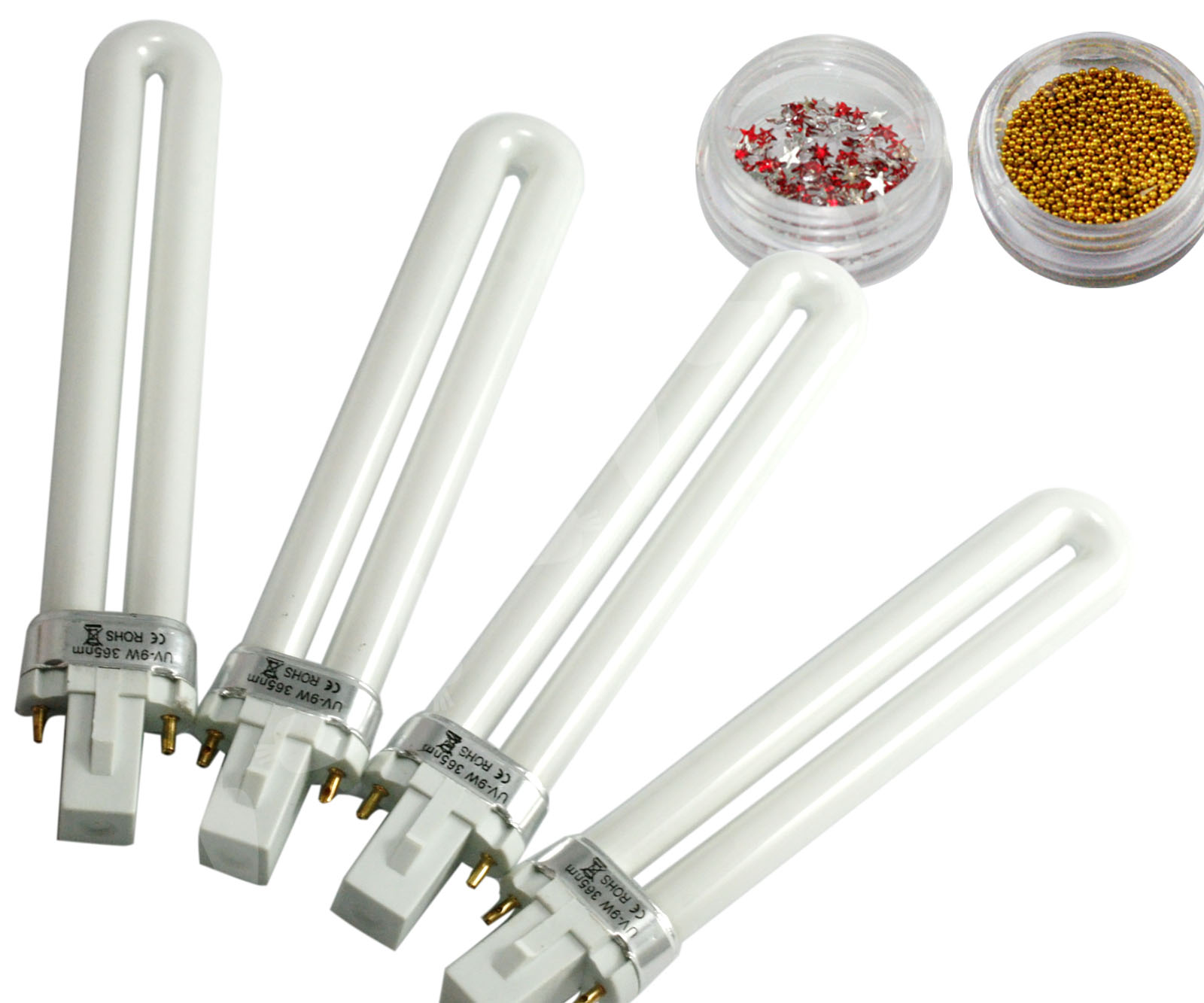 4 X 9 WATT BULB NAIL ART UV LAMP LIGHT REPLACEMENT L45 eBay
