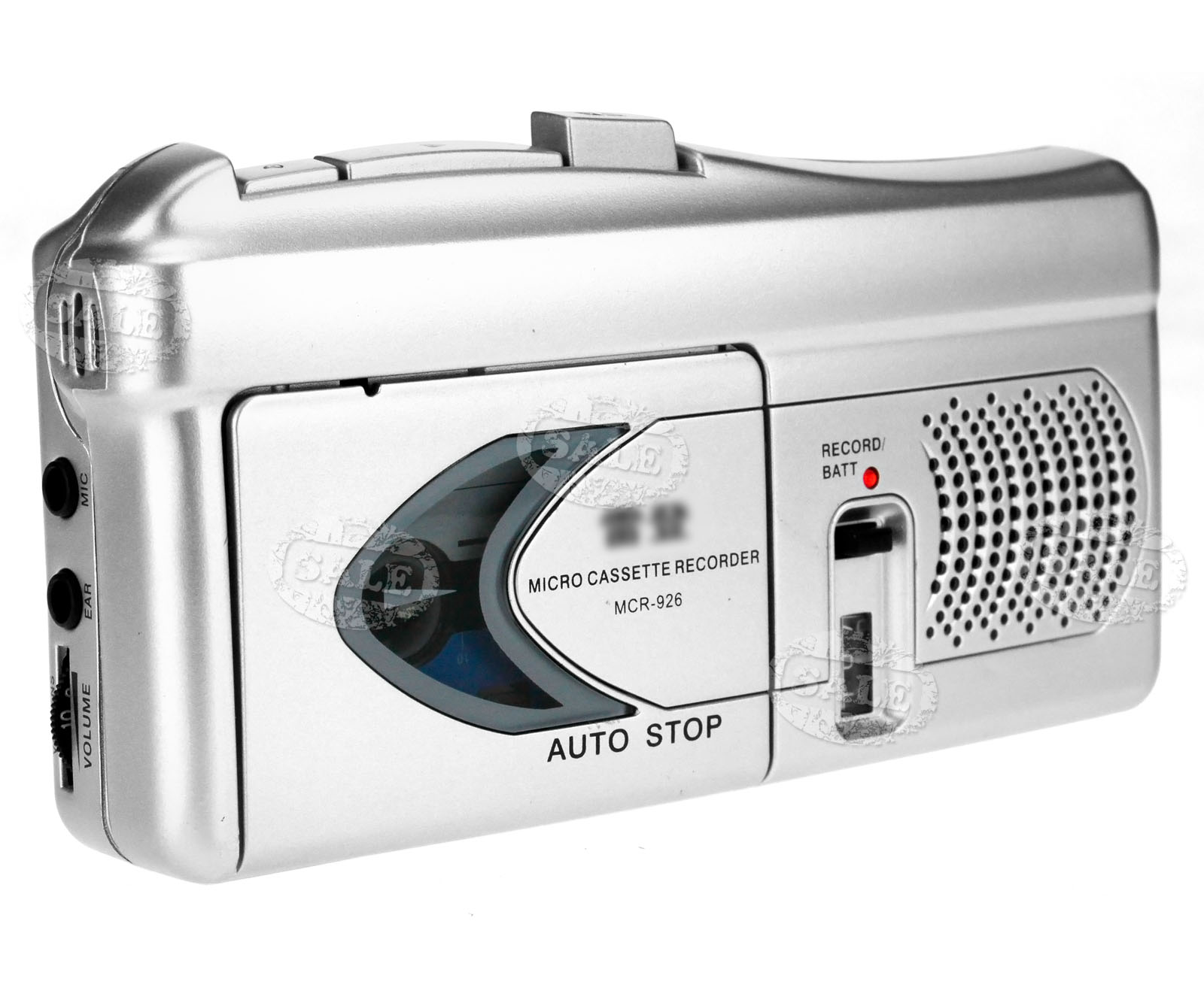 MICRO CASSETTE RECORDER VOICE ACTIVATED SPEAKER DICTAPHONE PLAYER WITH