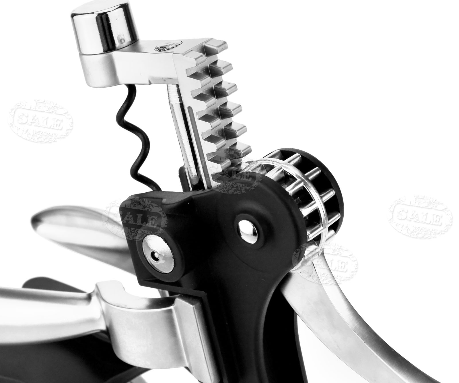 Wine Bottle Rabbit Puller Cork Opener Tool Corkscrew Collar Pourer w/Stand Set eBay