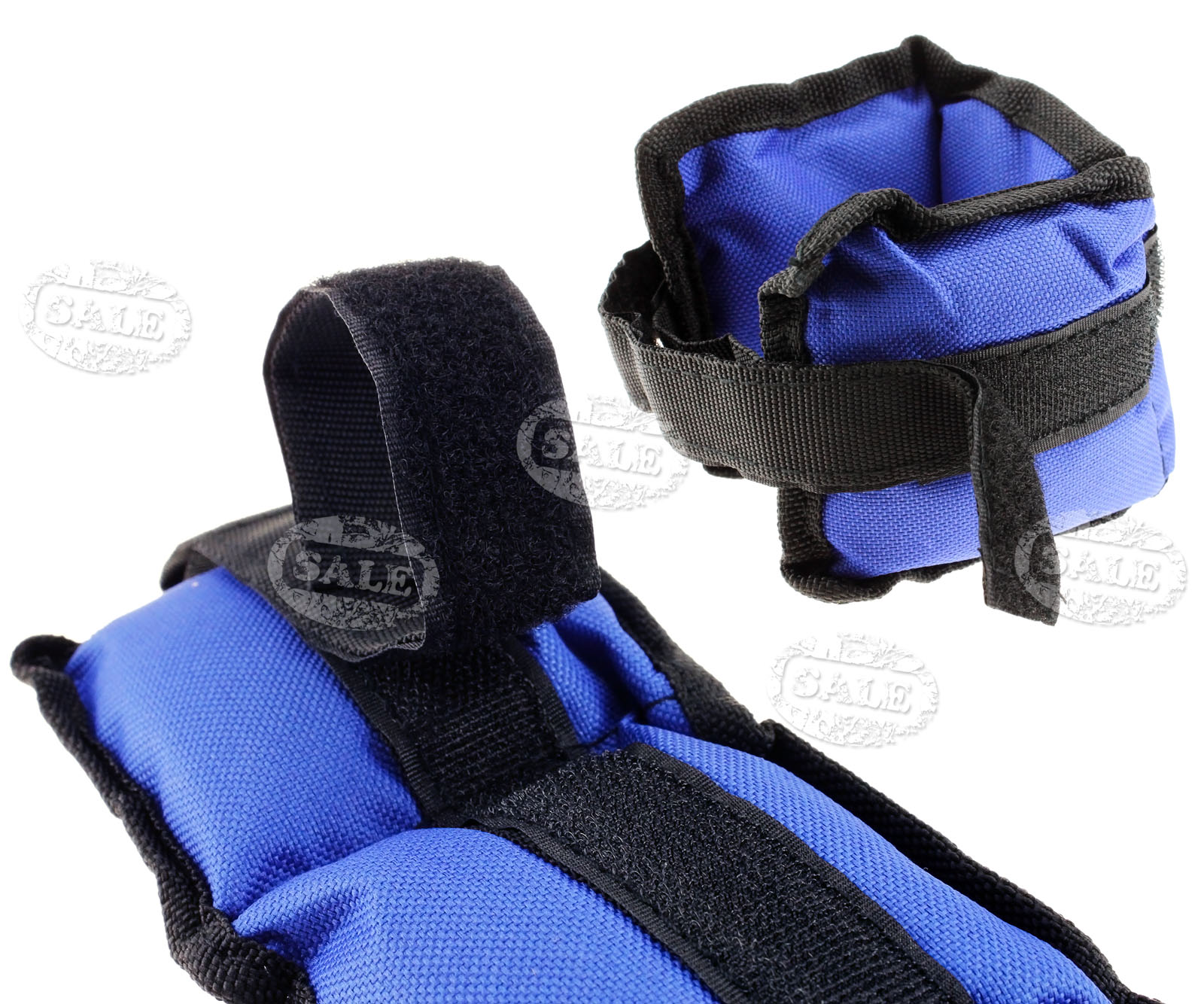 Pair of Gym Wrist Ankle Weights Exercise Training Velcro straps 0.5/1kg