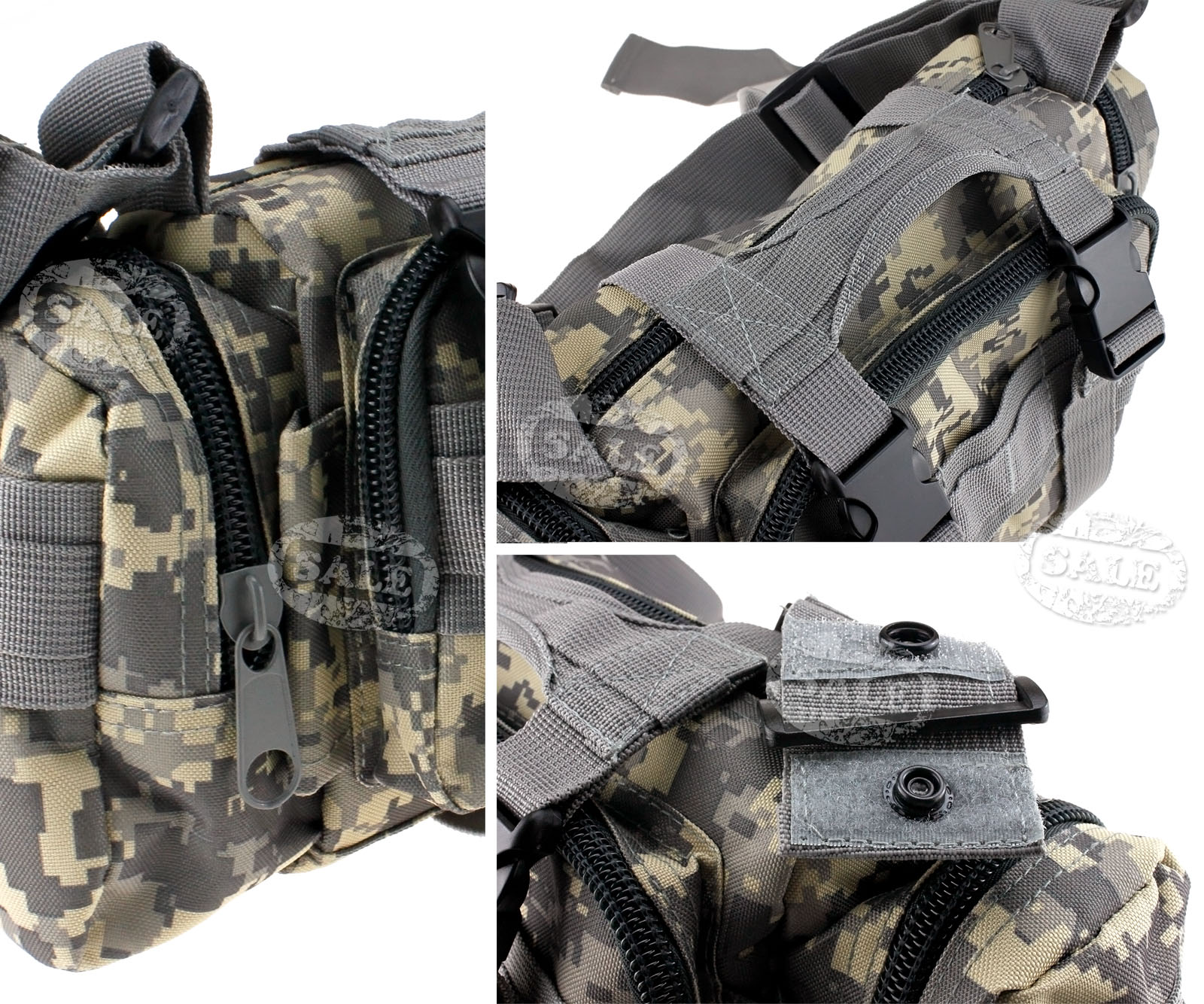 Outdoor Military Tactical Hiking Camping Trekking Waist Bag Pack CP