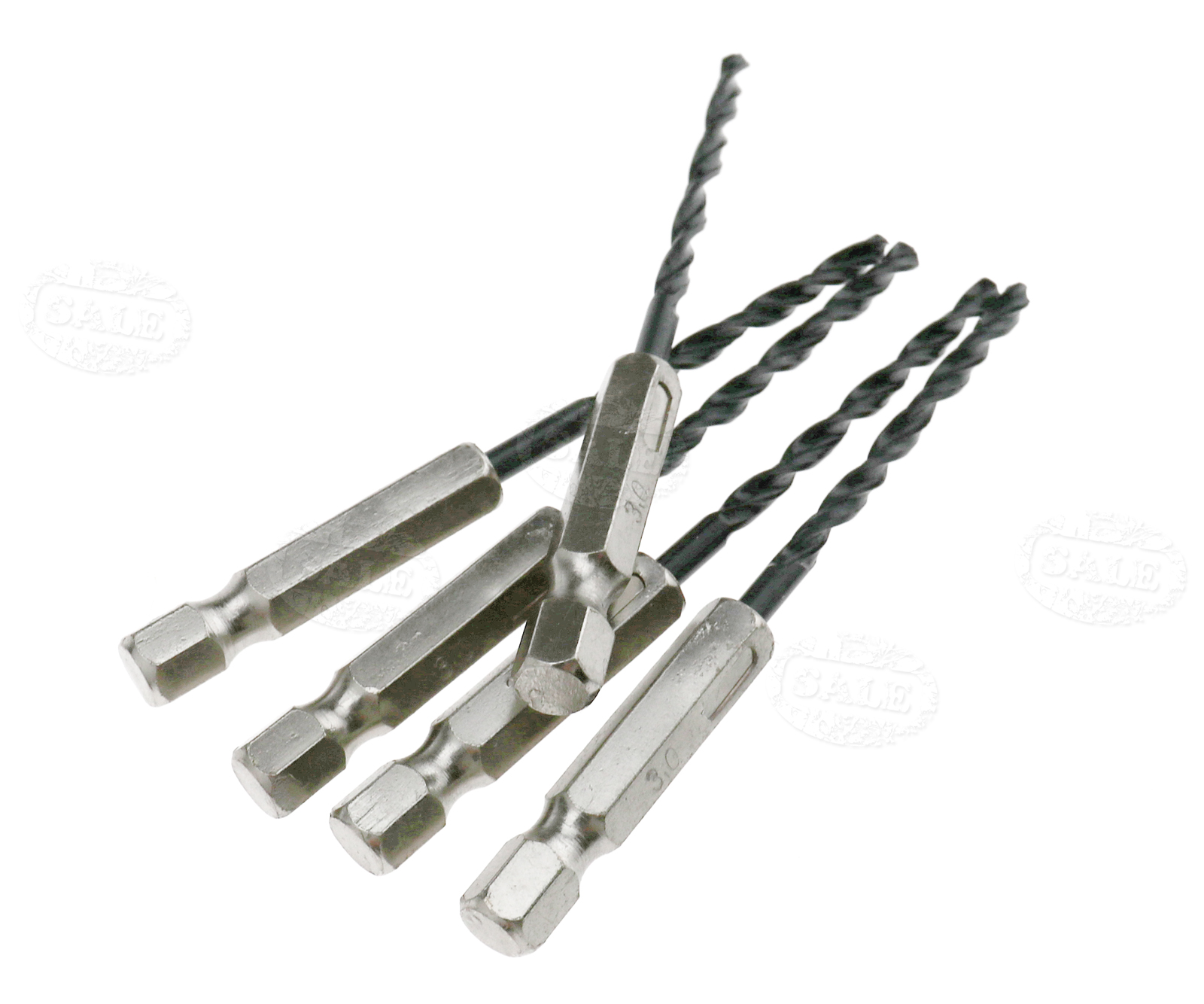 15 Pieces 1/4" Hex Shank Hss High Speed Steel Drill Bits 3mm/4mm/5mm eBay