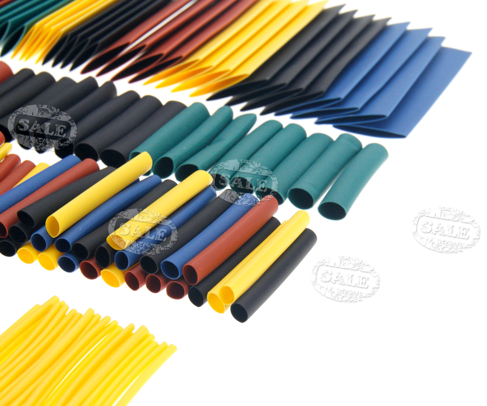 328Pcs 8 Sizes Car Electrical Cable Heat Shrink Tube Tubing Wrap Sleeve