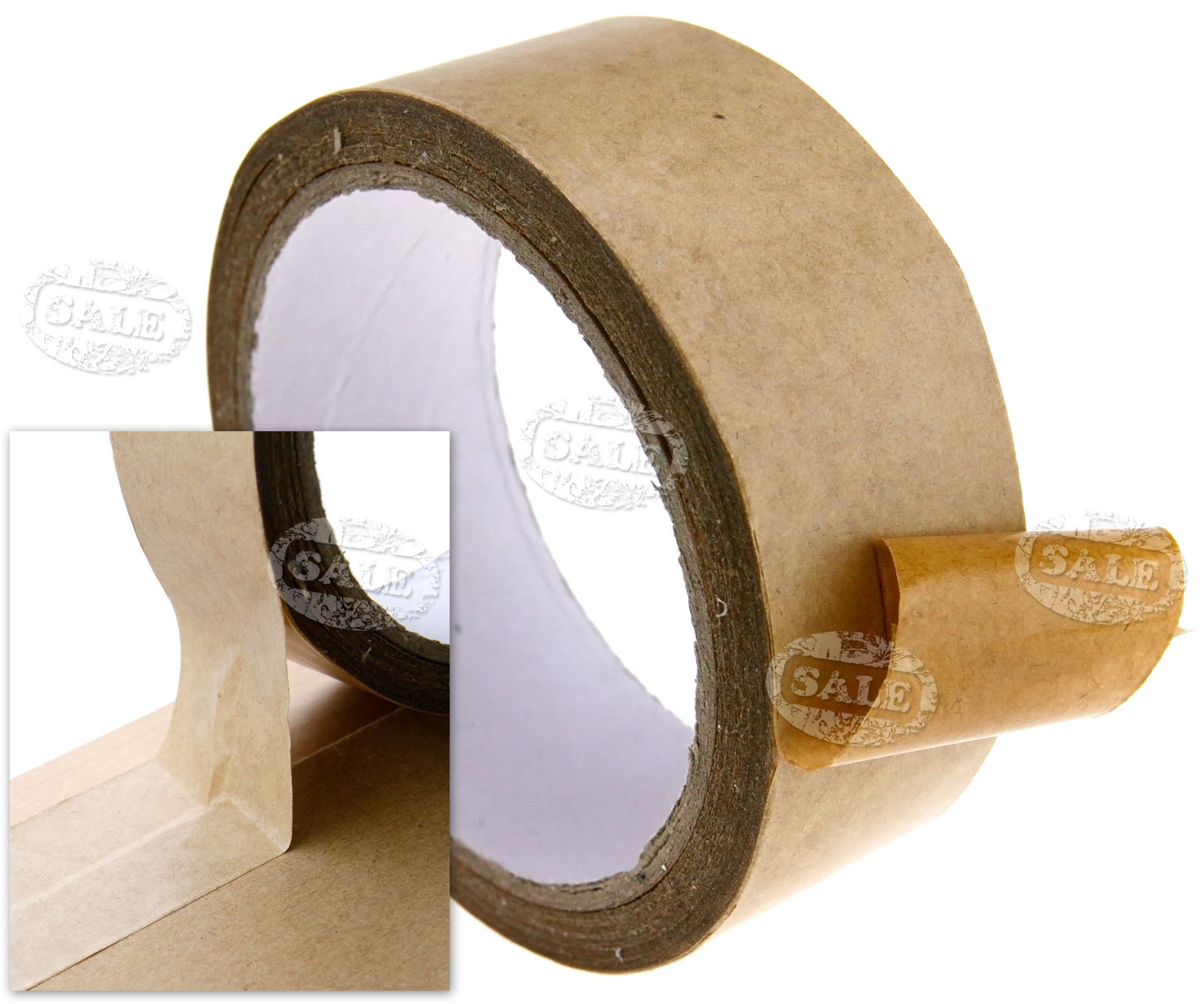 50m x 38mm Brown SelfAdhesive Picture Frame Backing Tape eBay