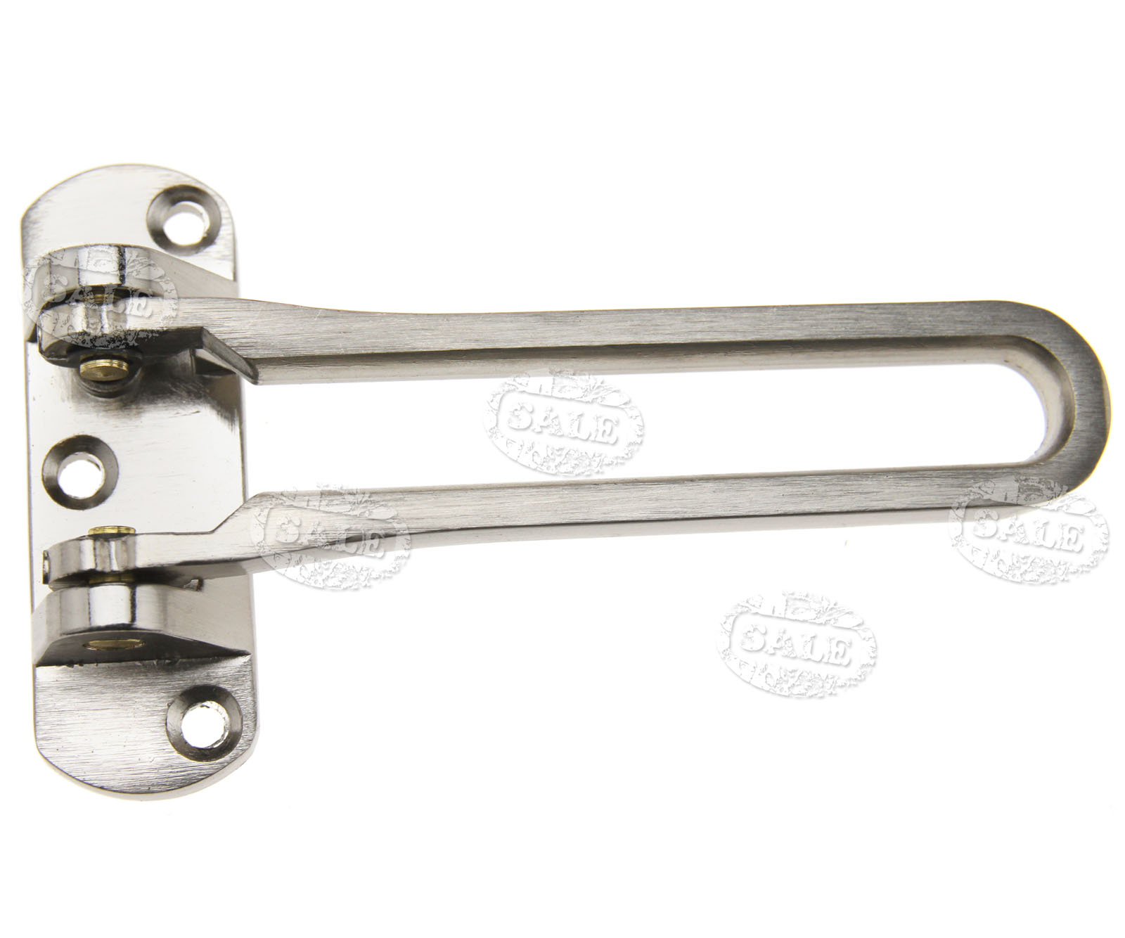 Door Chain Restrictor Lock Silver Color Guard Strong Catch UPVC Wooden