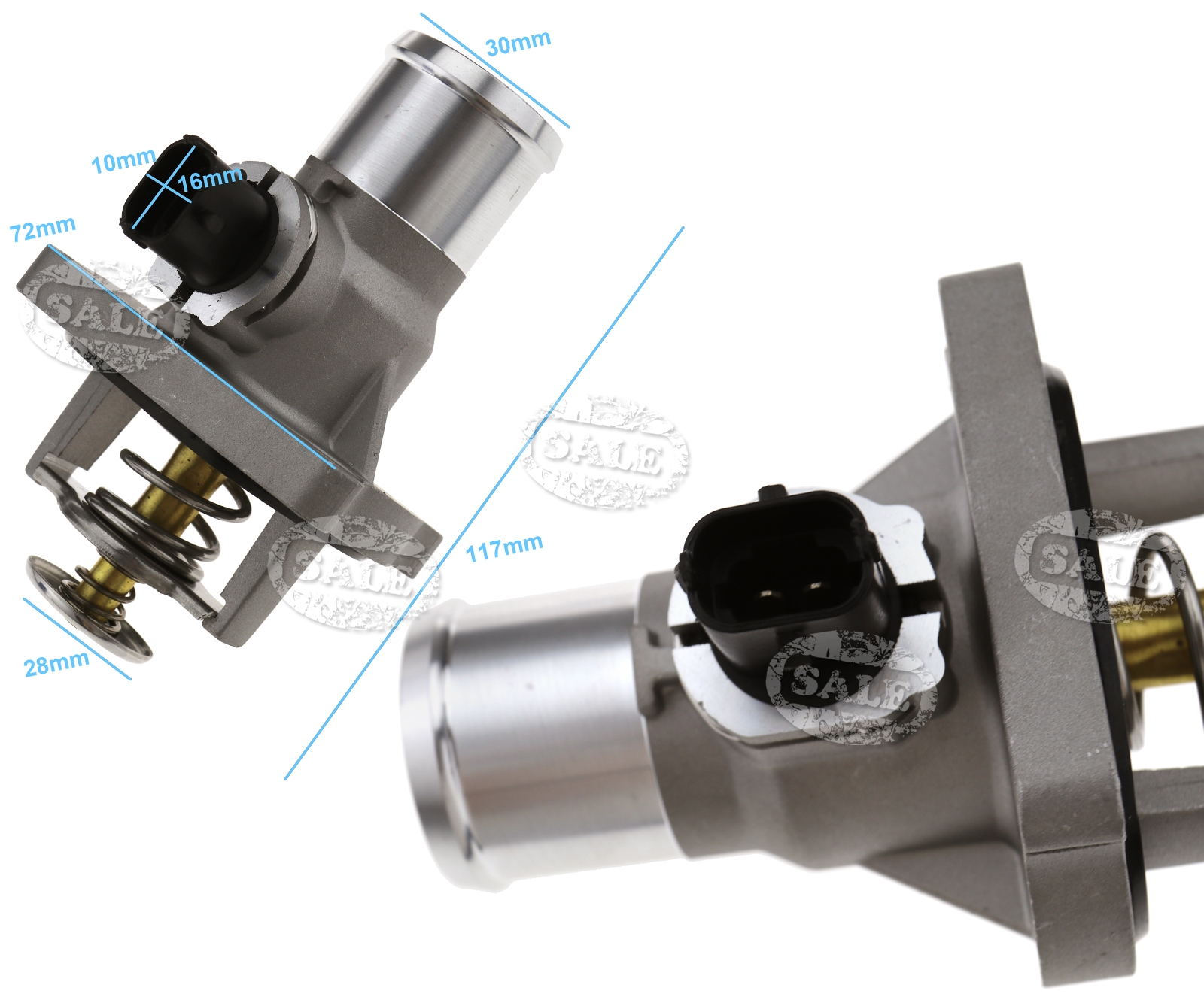 Replacement Thermostat Fit For Vauxhall Astra G H 1.6 1.8 Opel Vectra C Zafira eBay