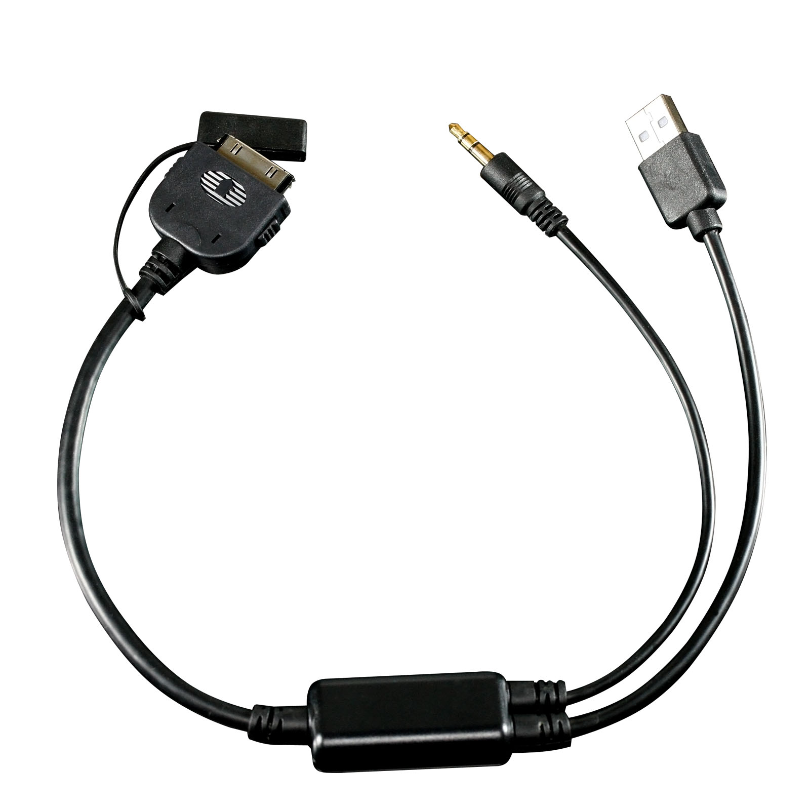 BMW MINI COOPER INTERFACE LEAD IPHONE IPOD Y CABLE USB TO AUX CABLE