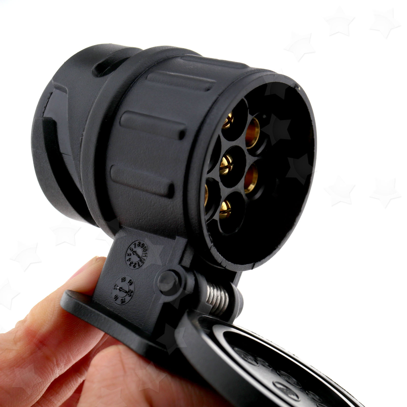 Waterproof Trailer Truck Towing Bar 13 7 Pins Electric Adaptor Socket