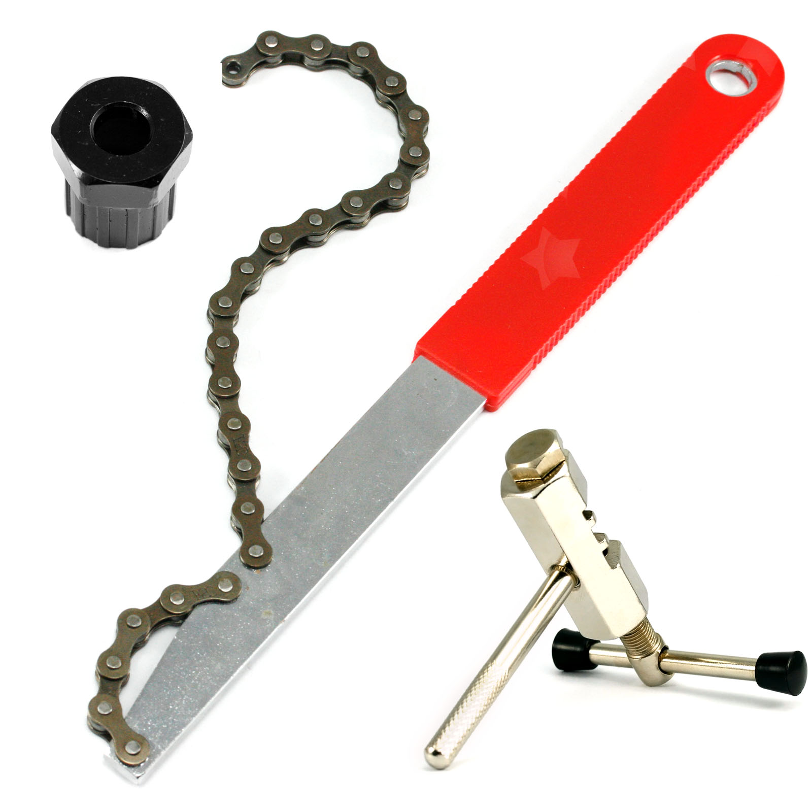 BICYCLE BIKE SHIMANO FREEWHEEL COG REMOVER CHAIN WHIP BREAKER W/SOCKET