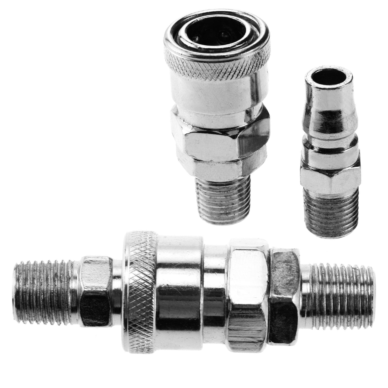 4 X 1/4" BSP AIR LINE HOSE QUICK RELEASE COUPLER CONNECTOR MALE