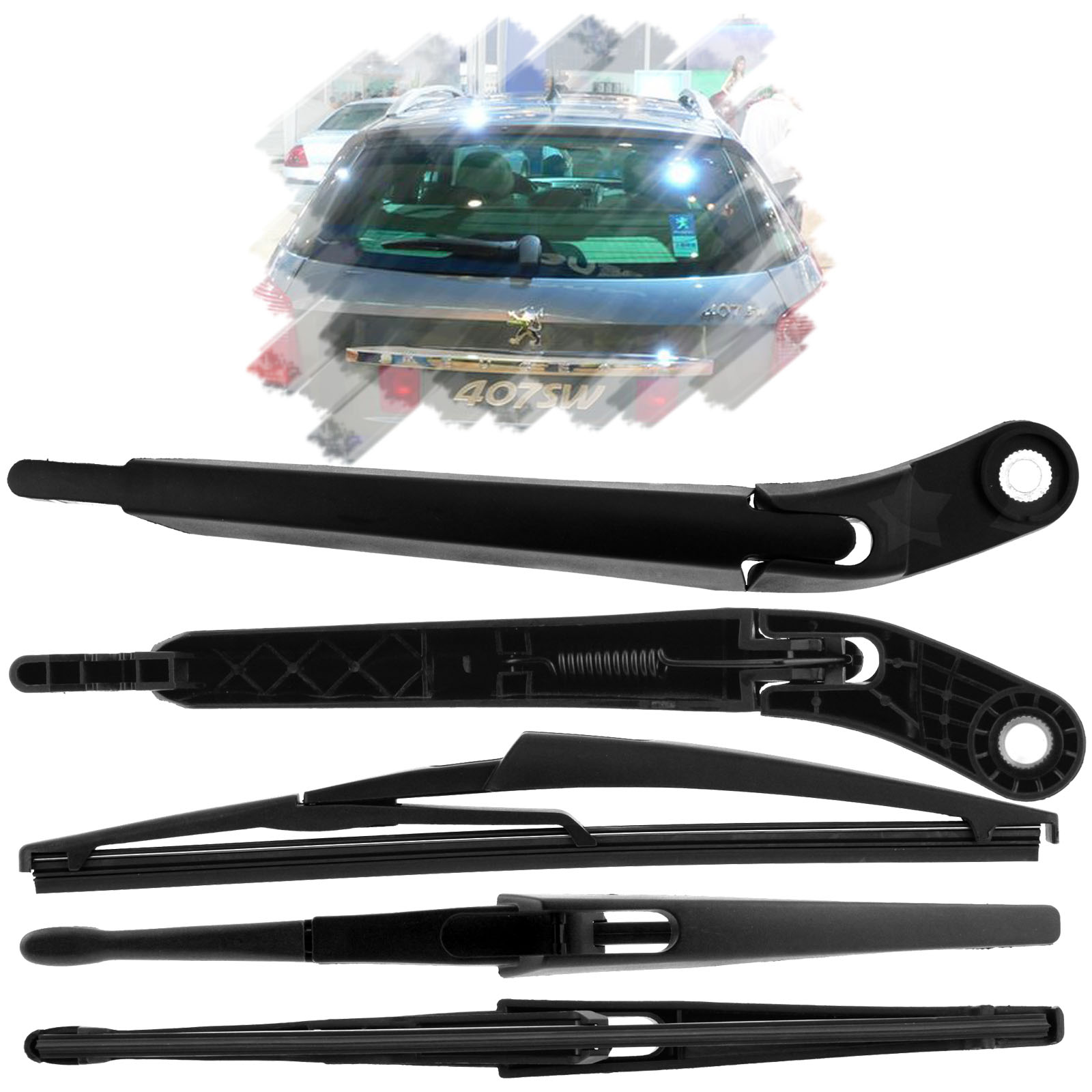 Rear Wiper Arm & Blade For Peugeot 407 SW/Citroen C5 Estate KOMBI eBay