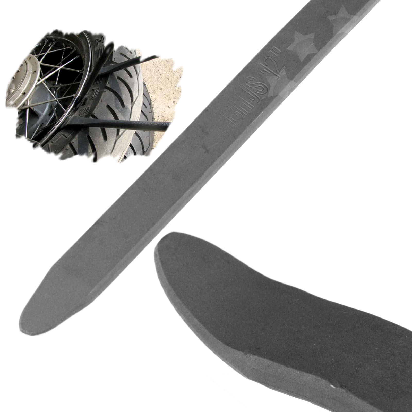 2x 12' Tyre Levers & 2x Wheel Rim Protectors Kit for ATX Motorcycle