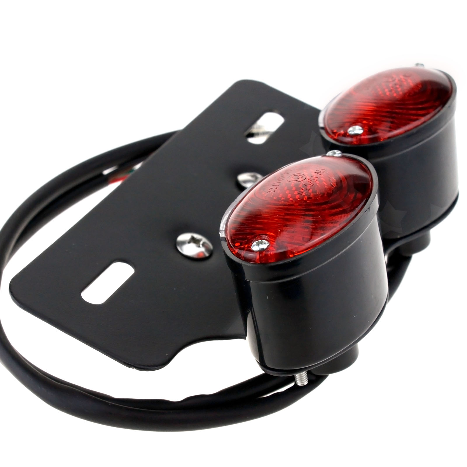 Motorcycle Multi Function Double Head 34 LED Indicator Brake Num Plate