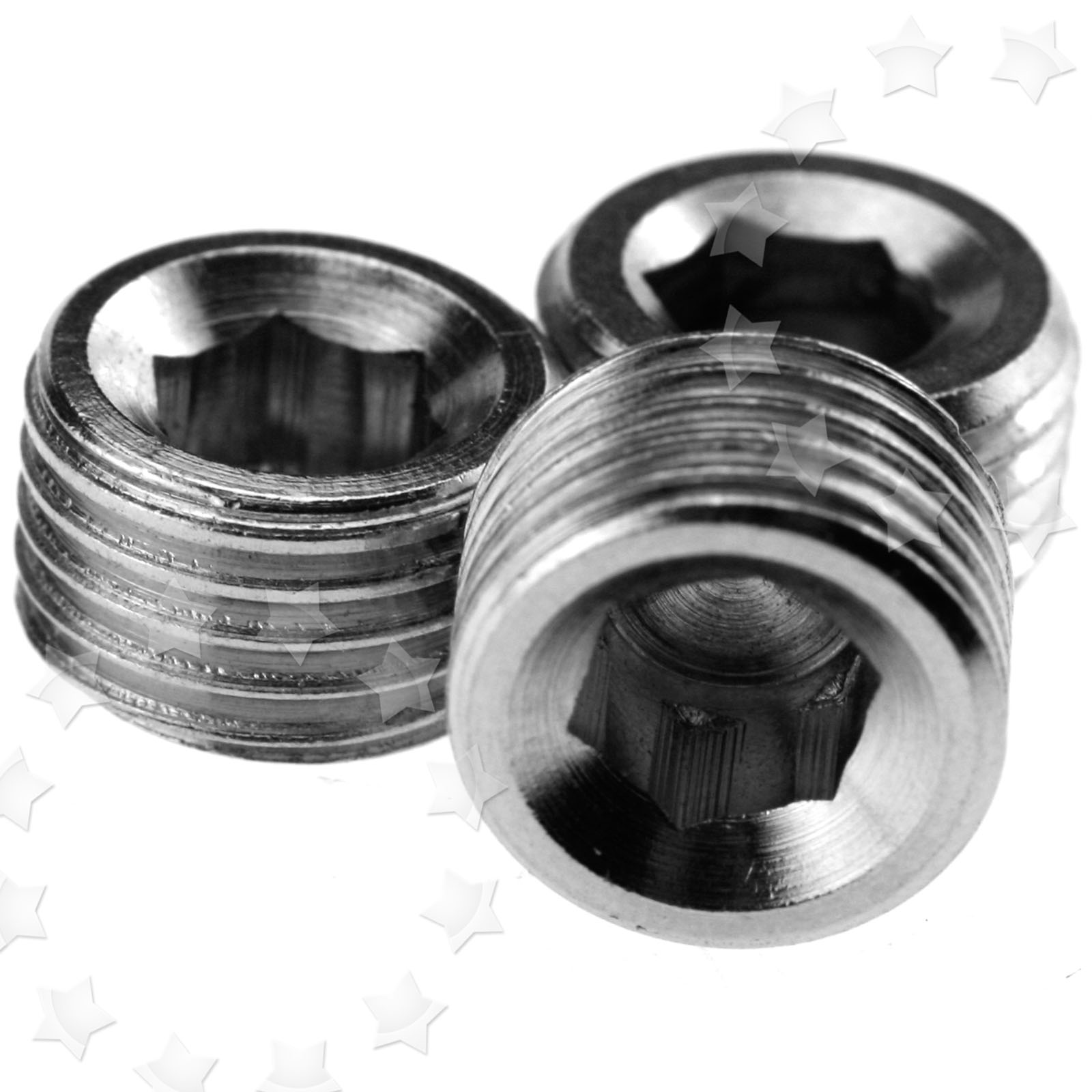 3 Pieces 1/4" BSP Blanking Plugs for Air Compressor Switch eBay