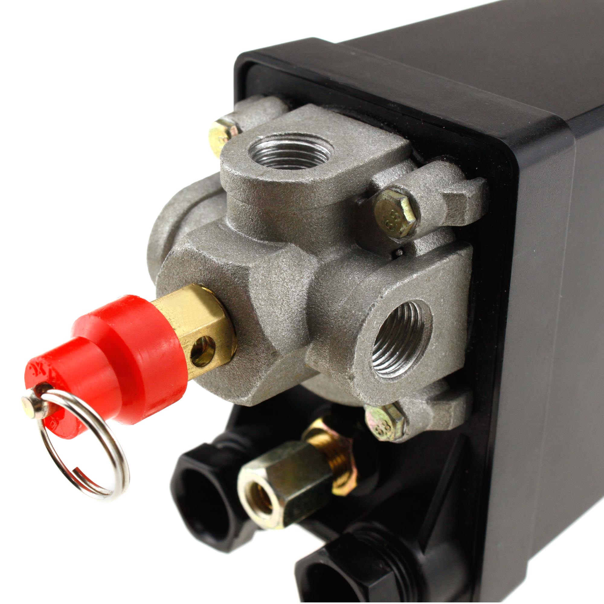 New 8.8 BAR 1/4" BSP Air Compressor Pressure Safety Relief Valve eBay
