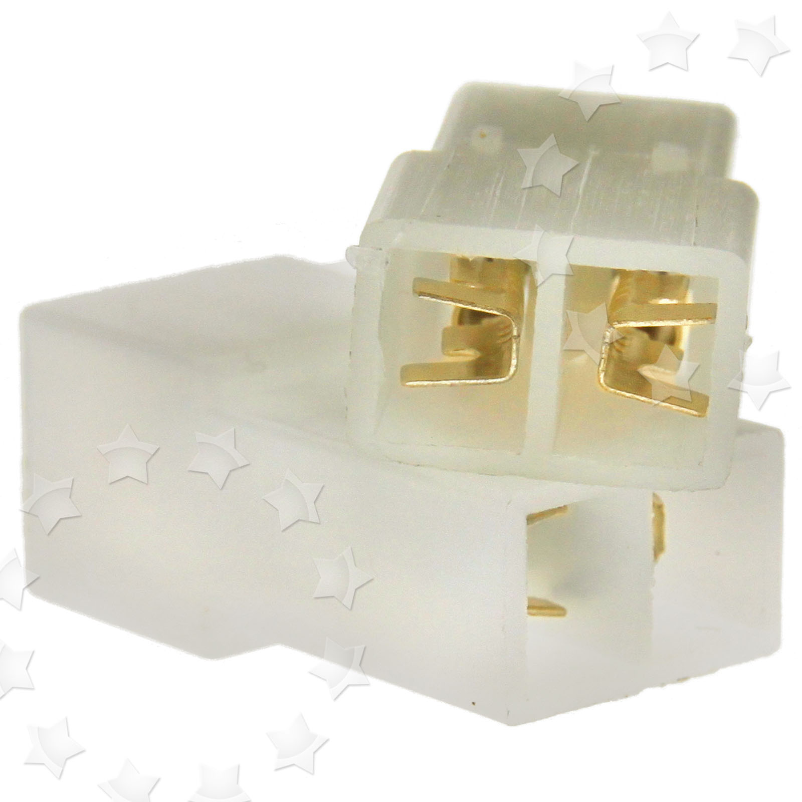 10 Sets 6.3MM ELECTRICAL MULTI PLUG CONNECTOR TERMINAL BLOCK 2 WAY PIN