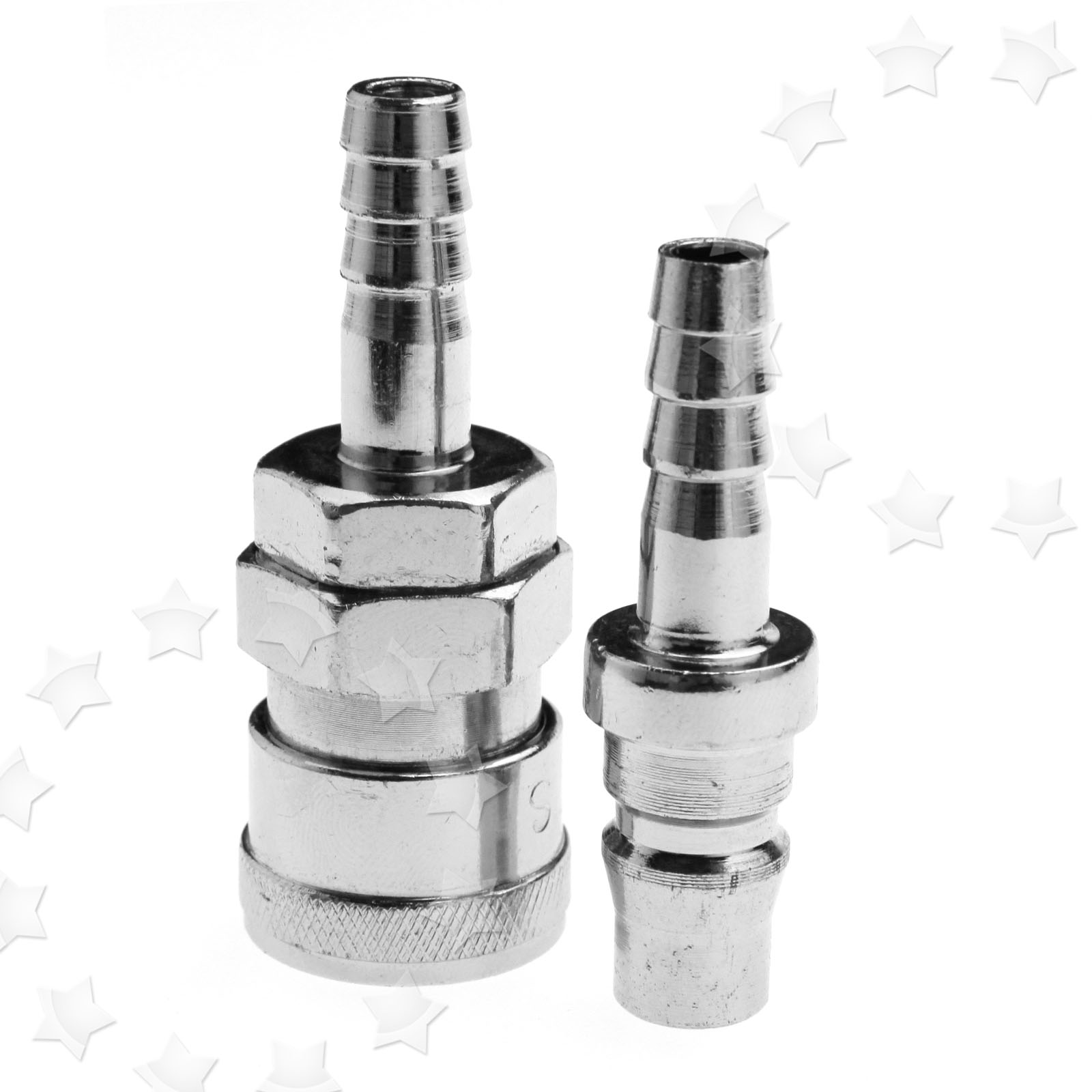 4x8mm Copper Gas Hose Nozzle Quick Release Connector for Caravan