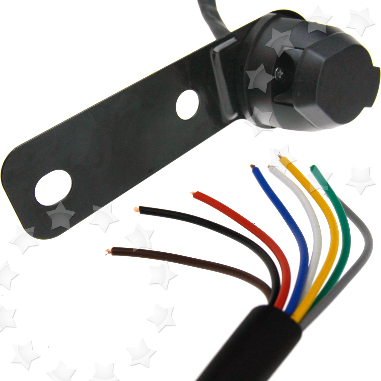 13 Pin Trailer Socket Pre Wired Towbar Connector Socket 2M wire eBay 13 Pin Trailer Socket Pre Wired Towbar Connector Socket 2M wire eBay