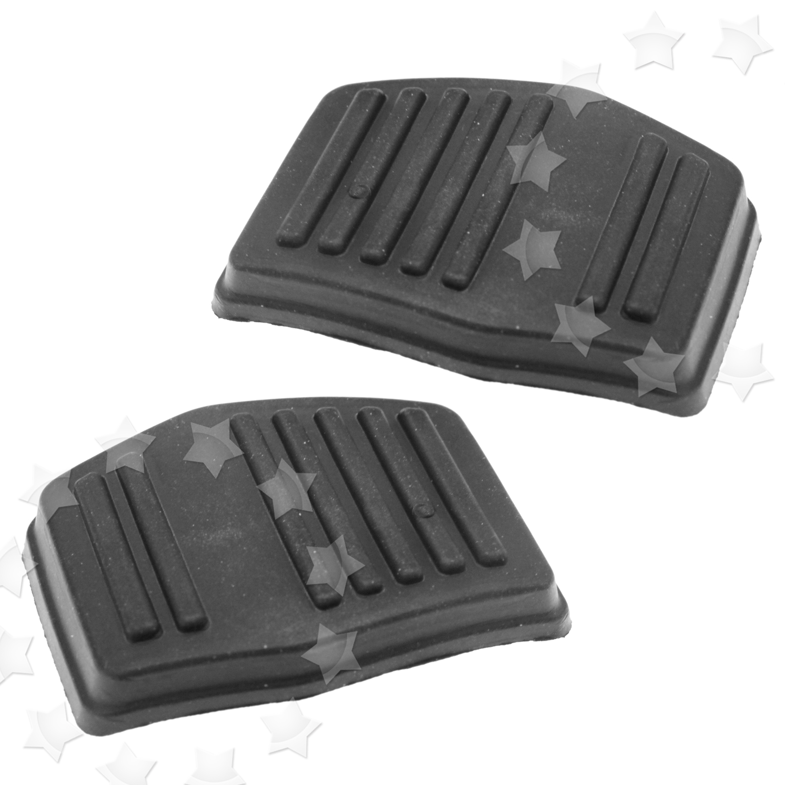 2 x Black Clutch or Brake Pedal Pad Rubber Cover For Ford Focus eBay