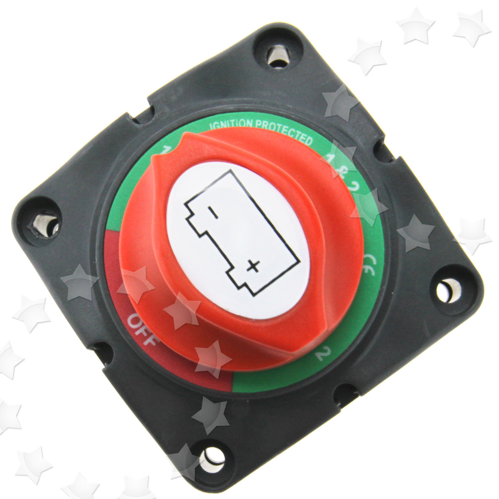 12V/24V Master Battery Switch 4 Position Narva Dual Battery Isolator