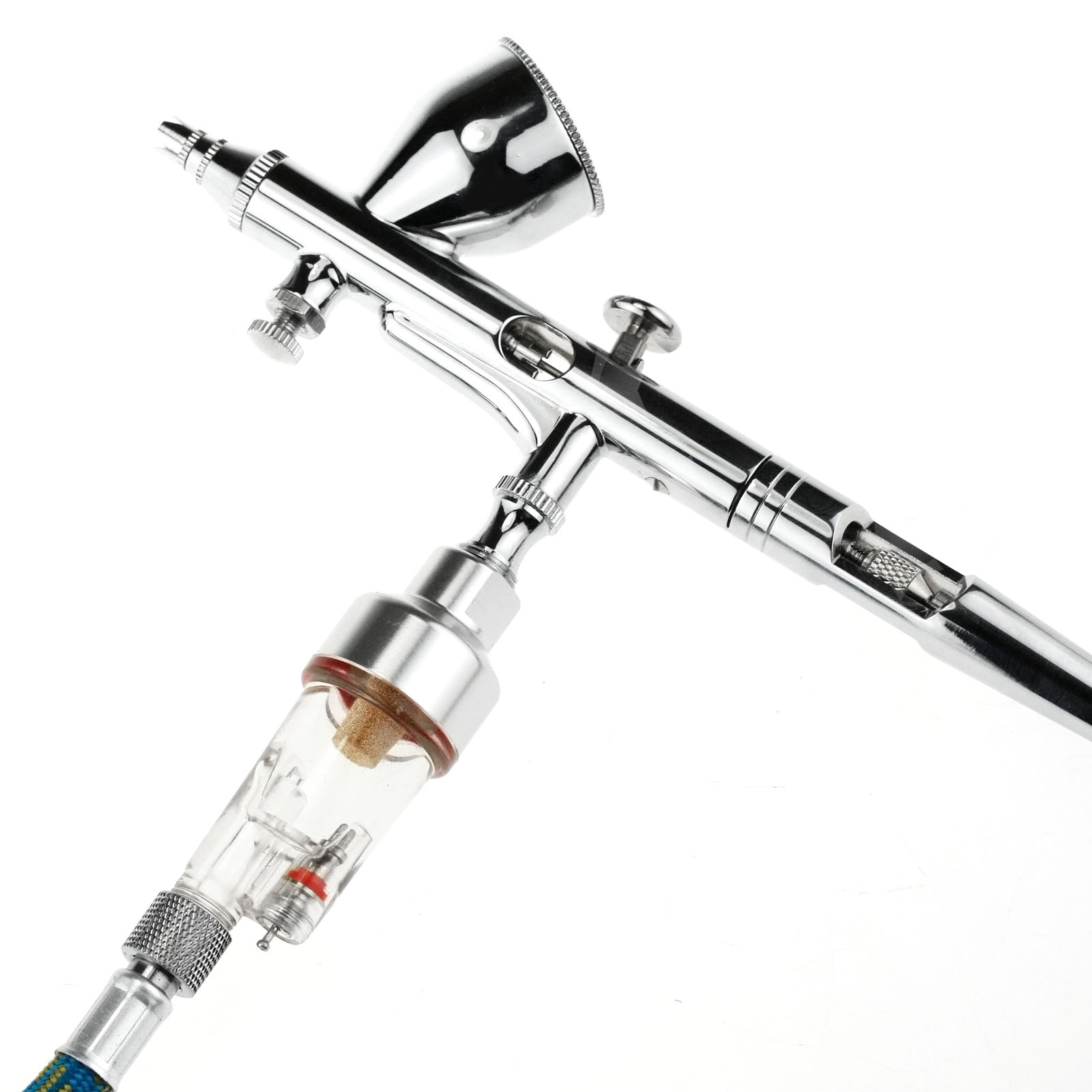 MINI 1/8" Airbrush Spray Gun Filter Moisture Water Trap Tool Set G424