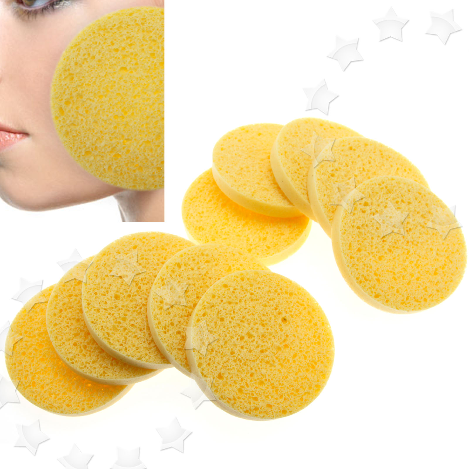 Wholesale Compressed Facial Sponges Cellulose Natural Facial Cleansing