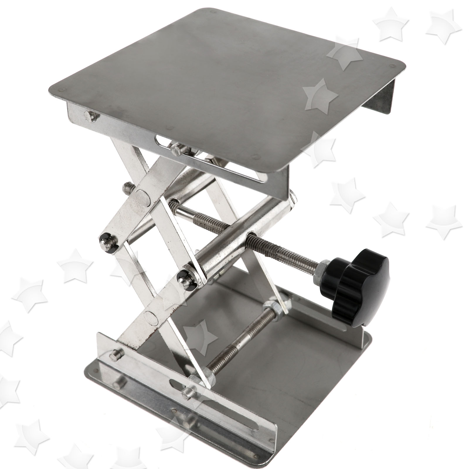 10 X 10 CM Stainless Steel Lift Countertop Lifting Platform Jack Lab
