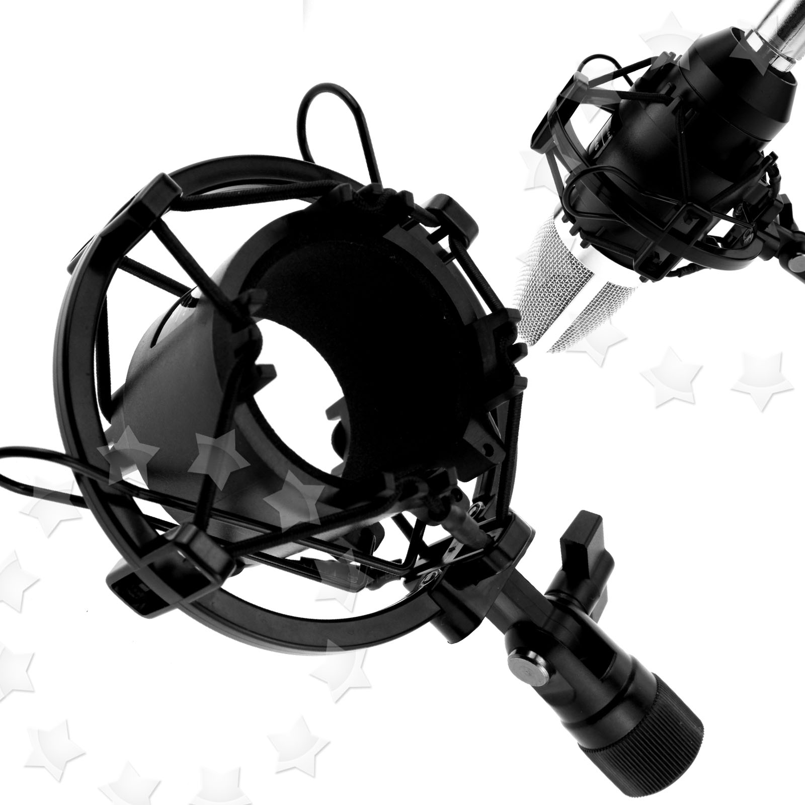Studio Sound Recording Universal Mic Microphone Shock Mount Clip Anti Vibration eBay