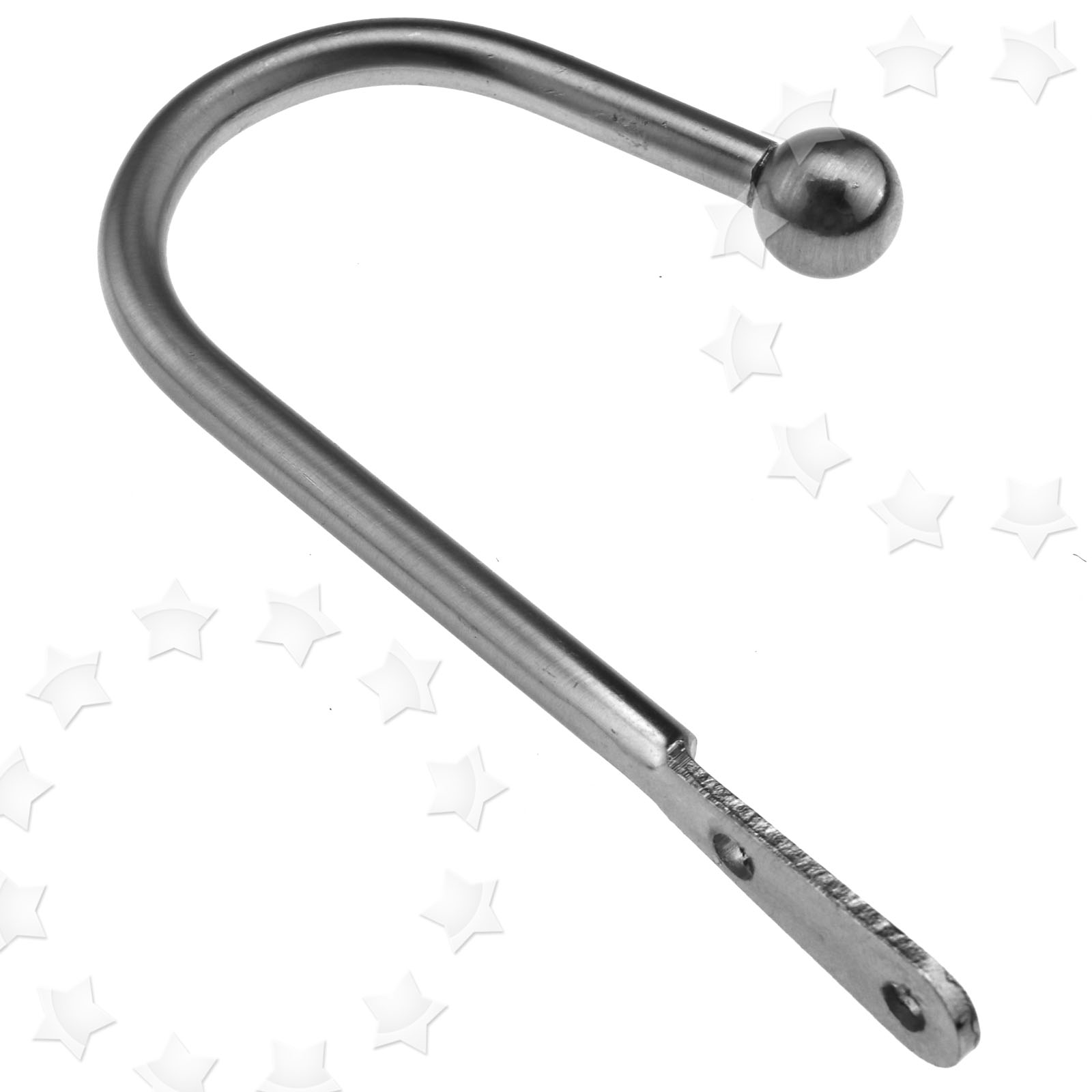 2 x Black Large Metal Curtain Tie Back Hook Hold Back Complete With Screw Silver eBay