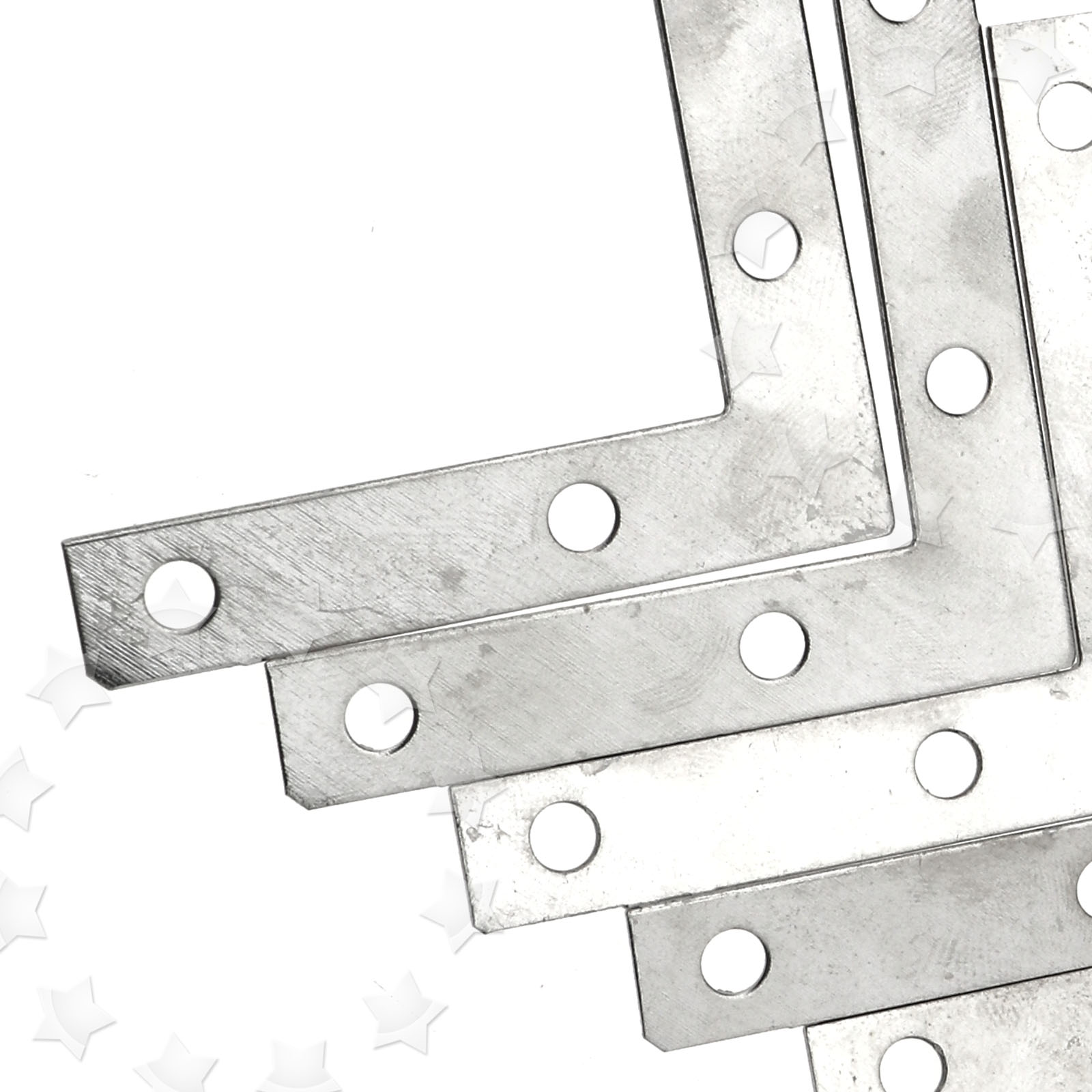 8Pcs Flat Metal Corner Braces Joint/Joining Fixing Repair Angle Plate