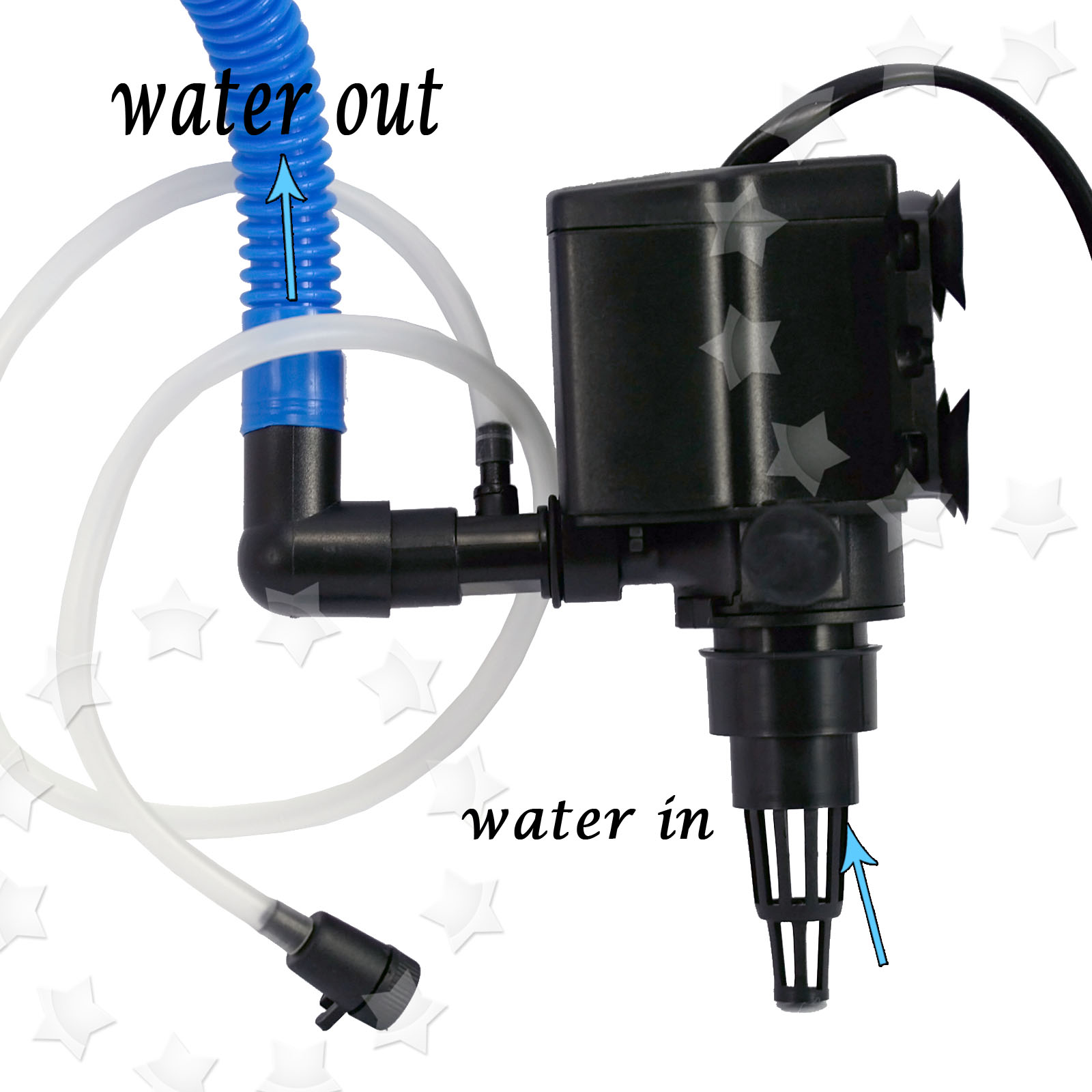 15W 3 in 1 Aquarium Submersible Water Filter Pump G21 eBay
