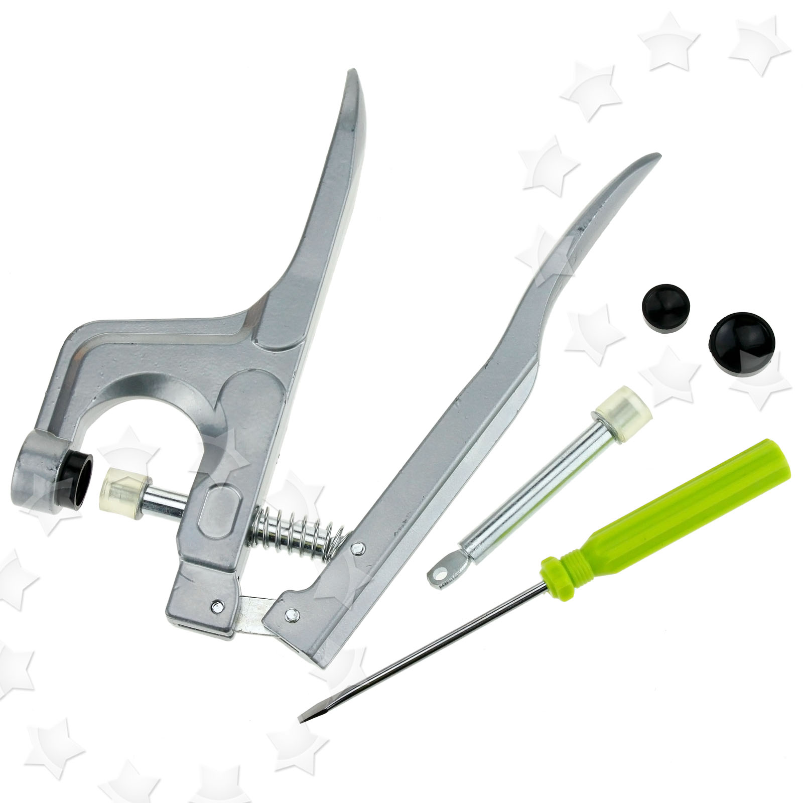 Clothes Button Snap Pliers For Plastic Resin Snap Pop Fasteners Kit