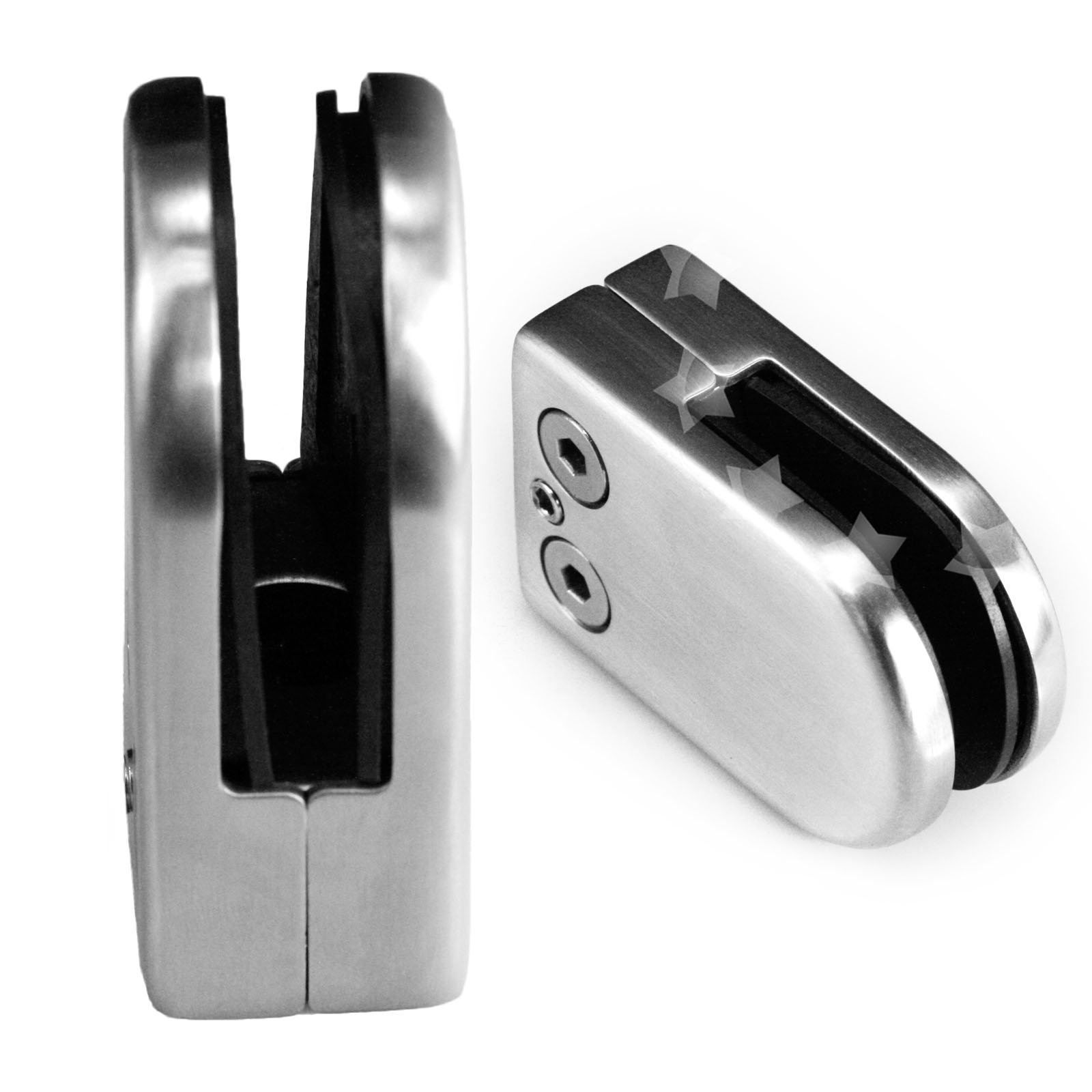 STAINLESS STEEL WINDOW GLASSES CLIPS 1012mm HANDRAIL BALUSTRADE