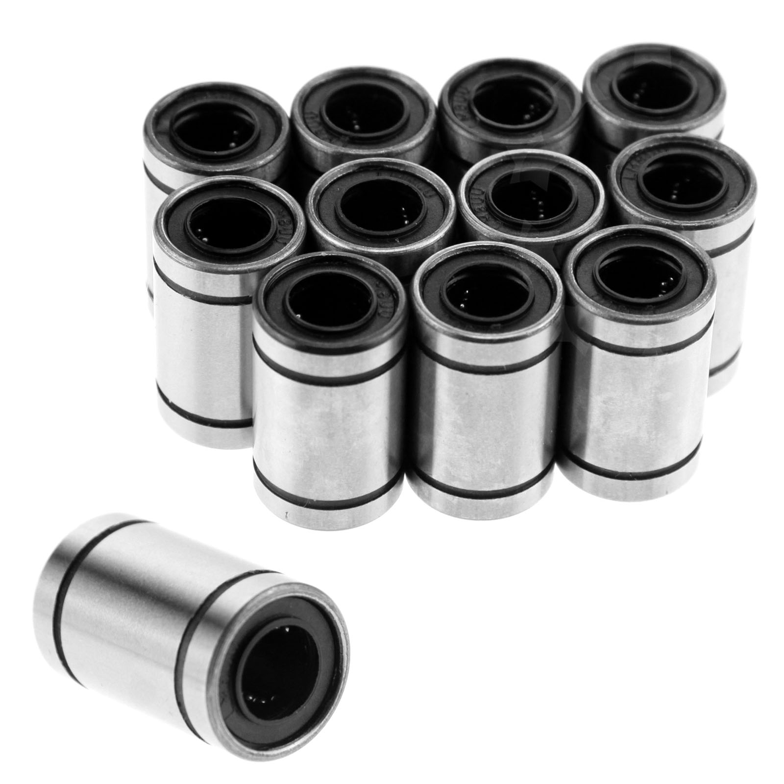 12 PCS 8MM LM8UU LINEAR MOTION BALL BEAR BEARING BUSH BUSHING