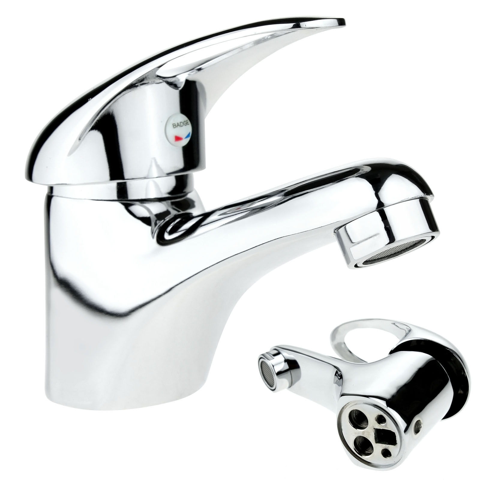 High Quality Bathroom Basin Sink Diffuser Mixer Tap Hot Cold Chrome eBay
