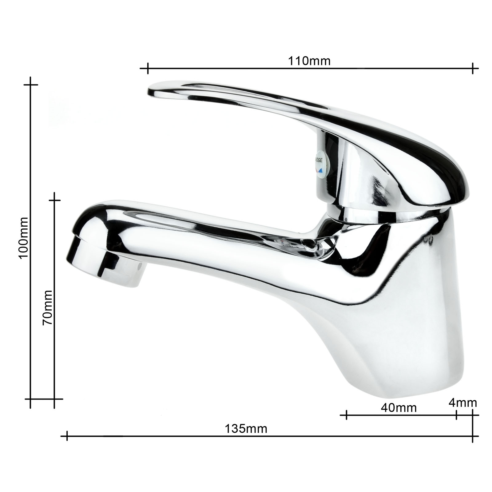 High Quality Bathroom Basin Sink Diffuser Mixer Tap Hot Cold Chrome eBay