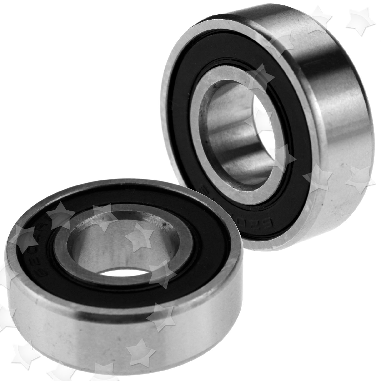 Low Friction 6202 2RS Hub Rubber Sealed Ball High Carbon Steel Bearing