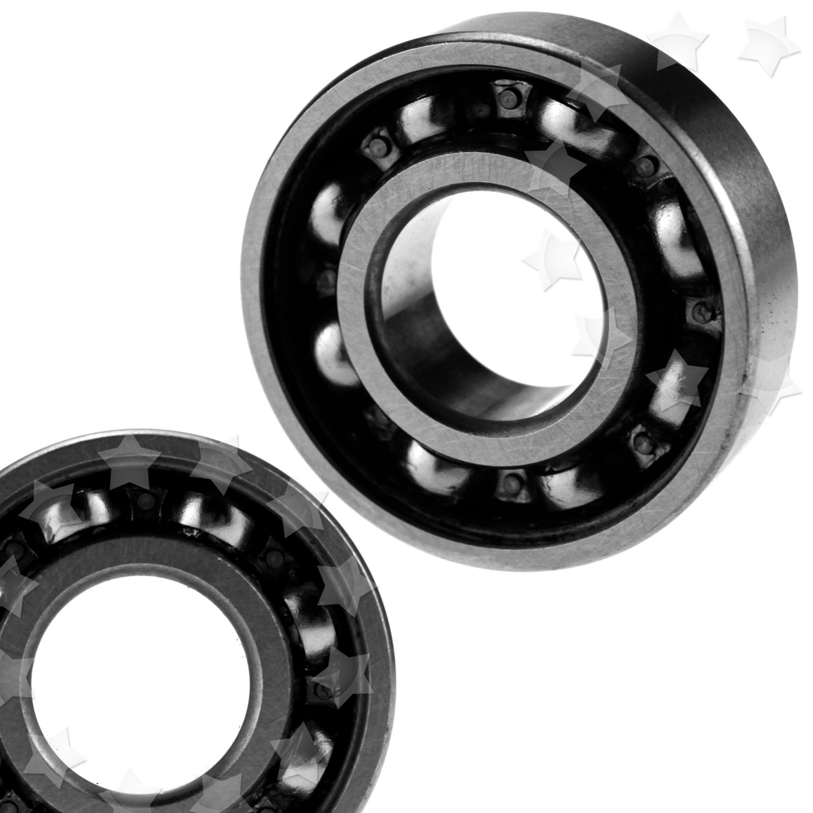 Low Friction 6203 2RS Hub Rubber Sealed Ball High Carbon Steel Bearing