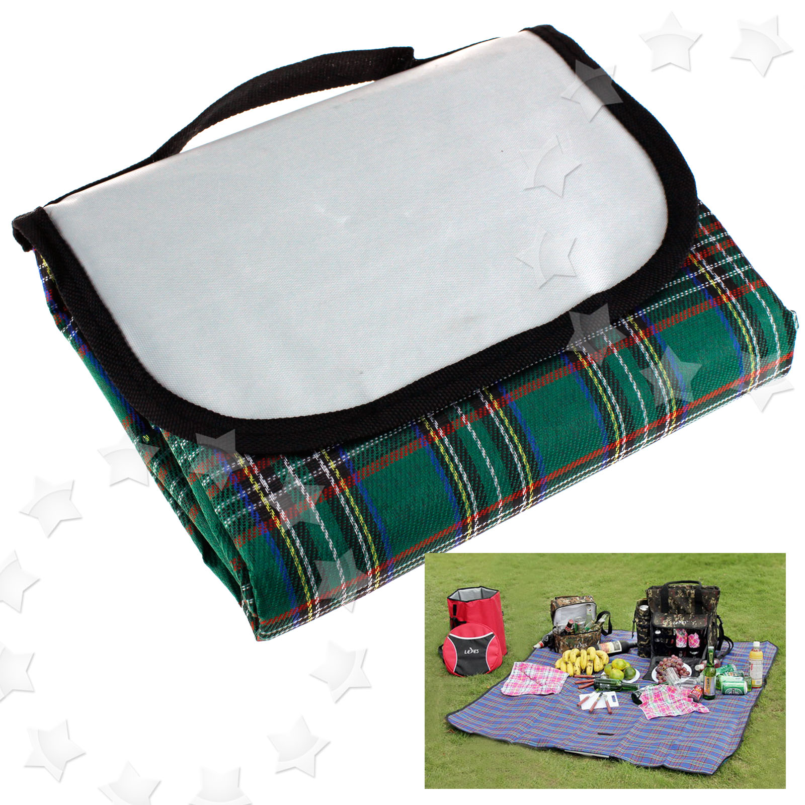Extra Large Waterproof Picnic Blanket Rug Travel Outdoor Beach Camping Mat eBay