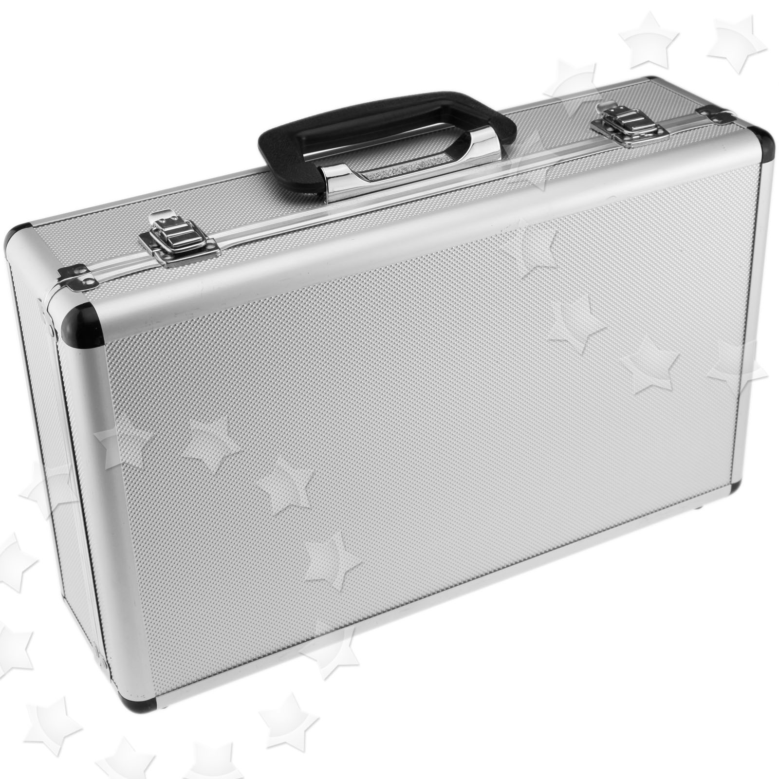 400 x 240 x 125mm Aluminum Box Case Flight Briefcase For Camera Foam