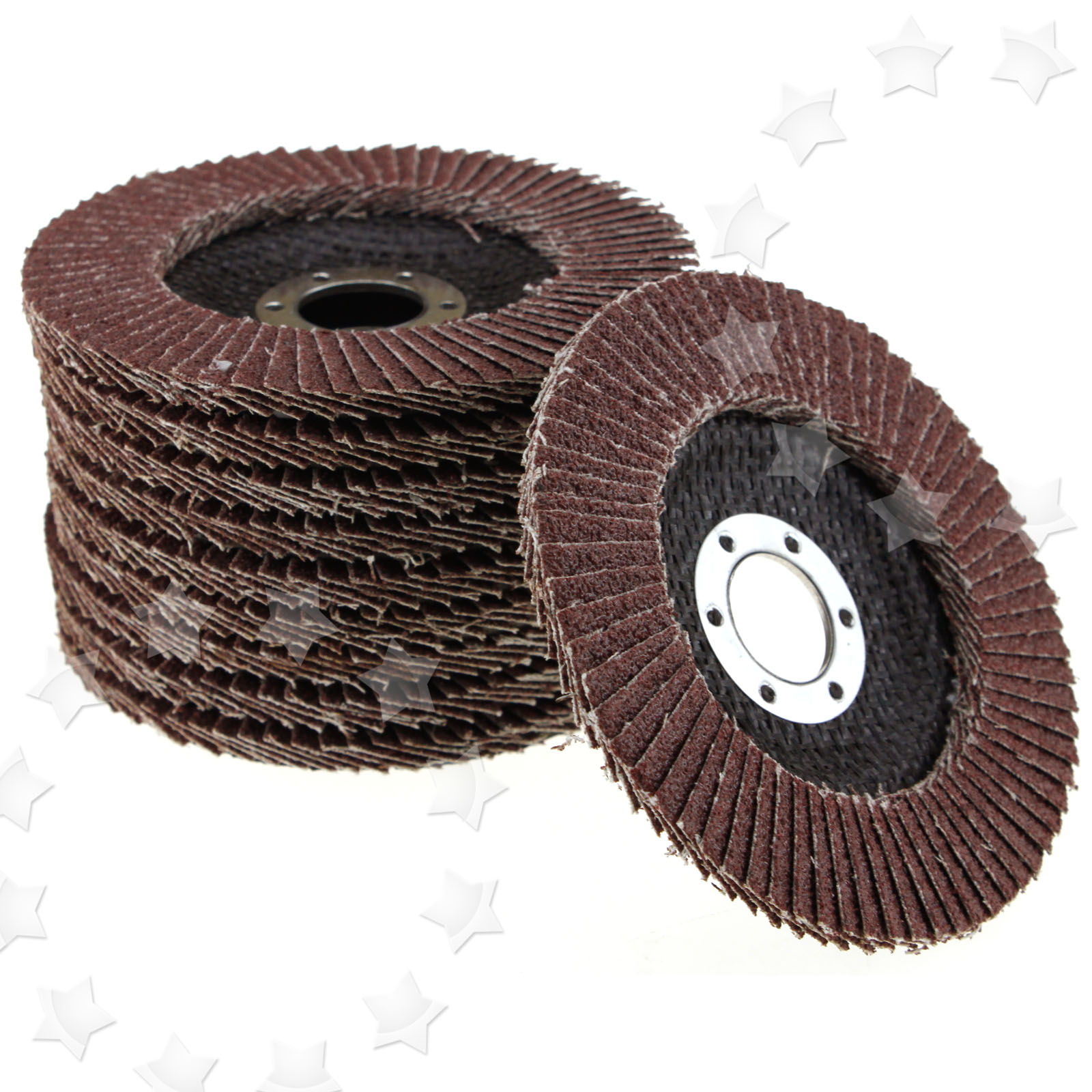 10 x Angle Grinder 115mm Flap Sanding Discs 22.2mm Bore 40 Grit New eBay